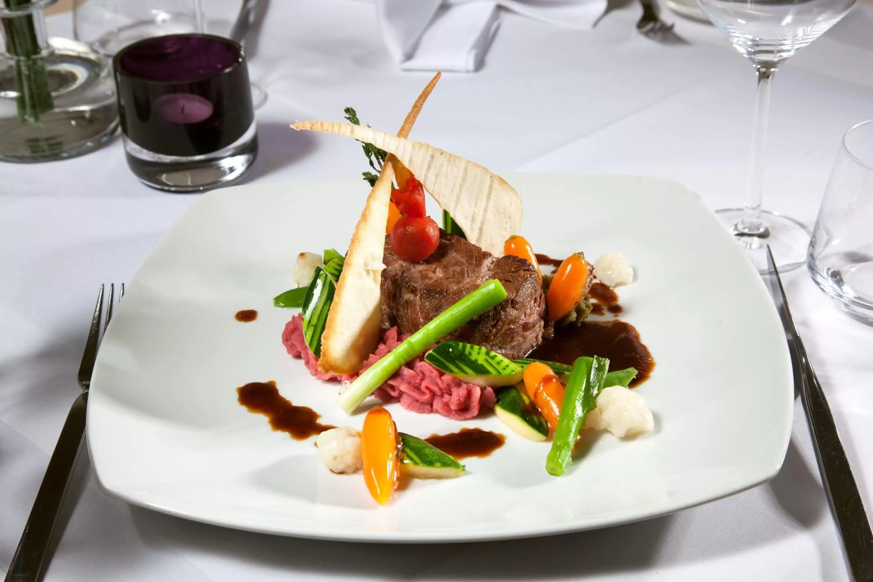 Restaurant/places to eat in Logis Hôtel Kur- und Wellnesshaus Spree Balance