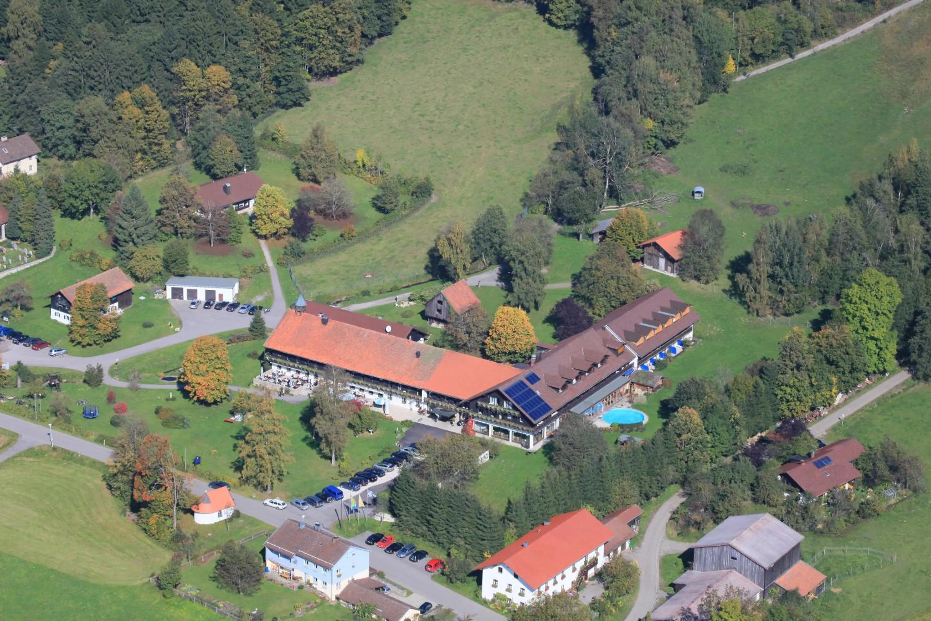 Bird's eye view in Hotel Gut Schmelmerhof