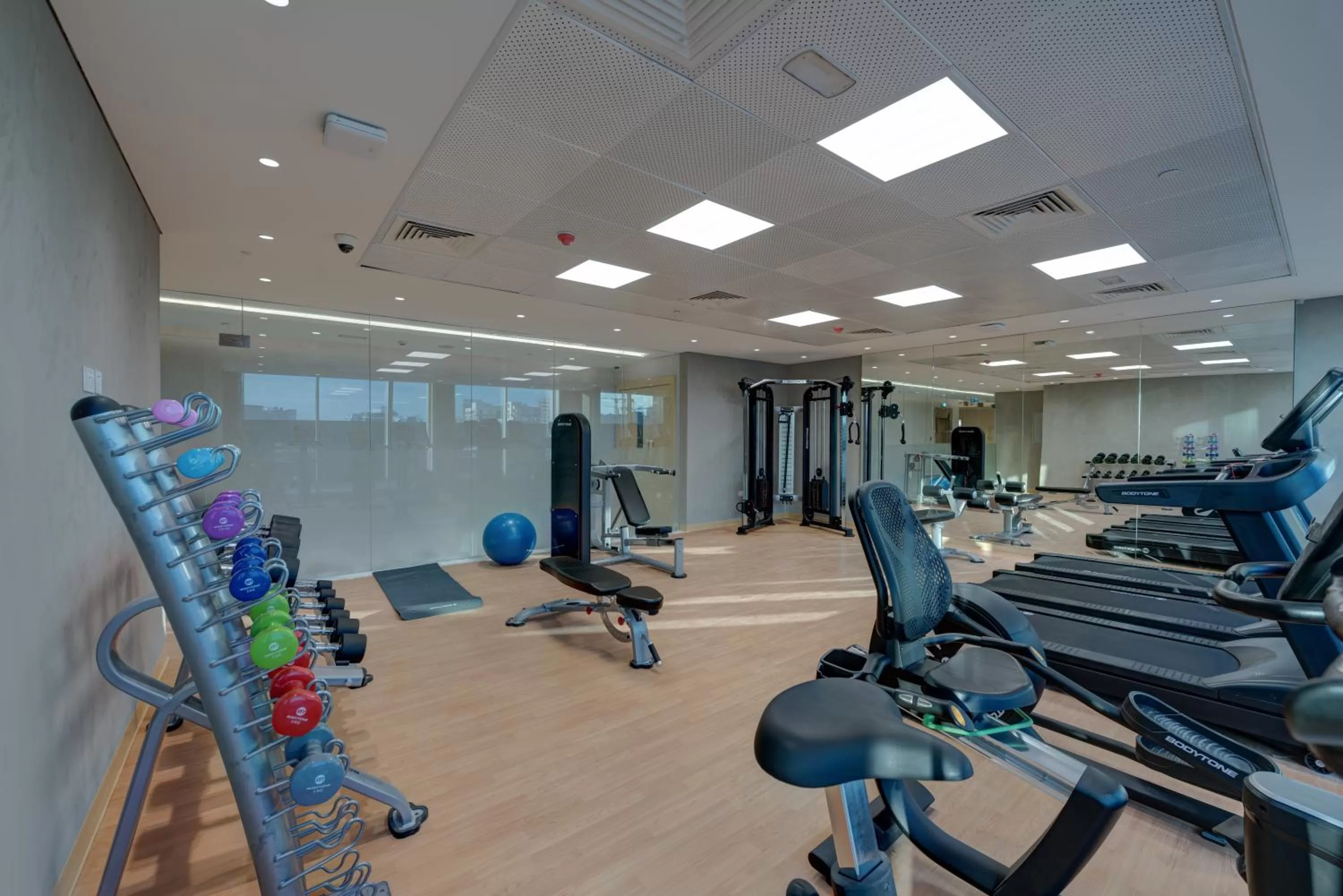 Fitness centre/facilities in The S Hotel Al Barsha