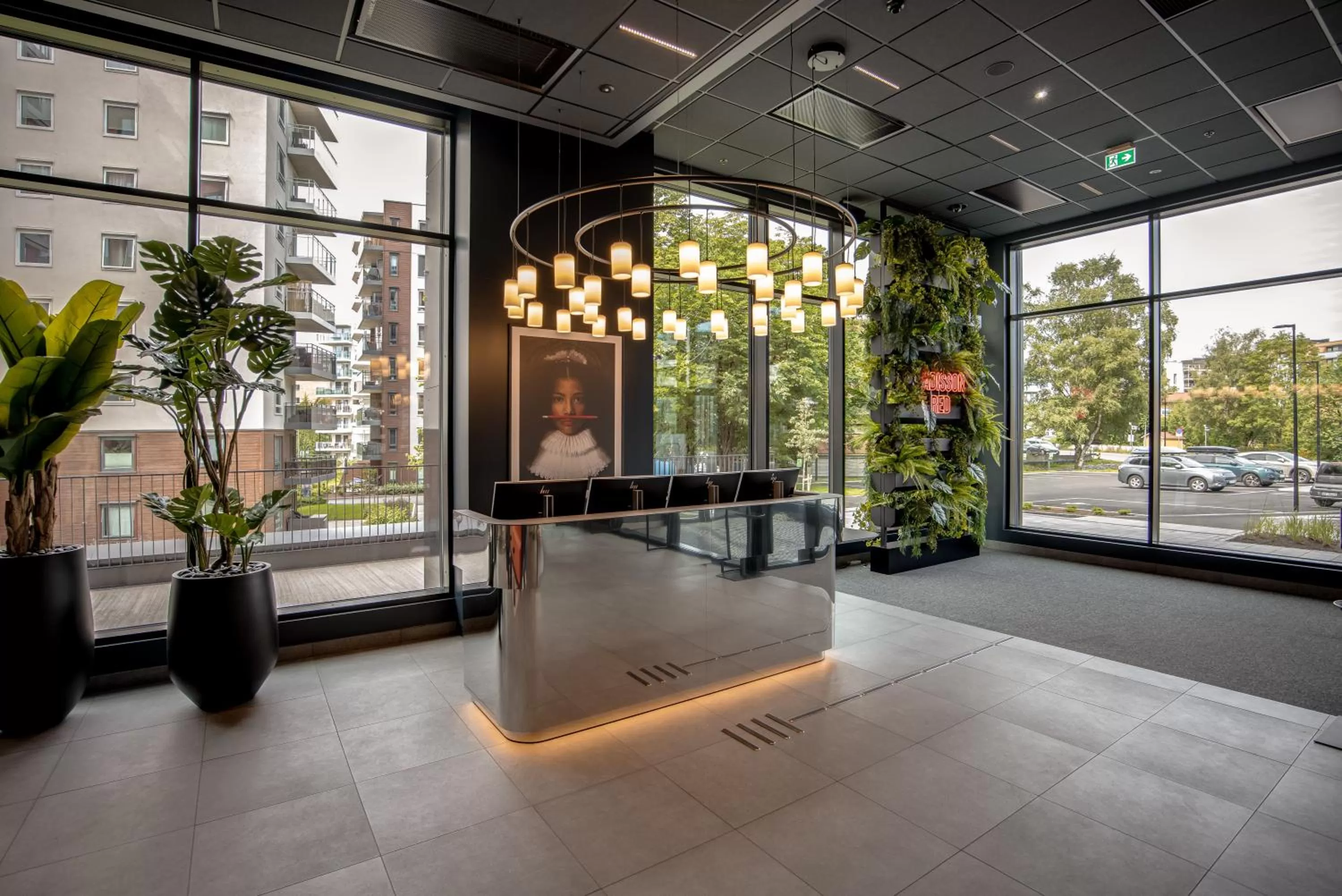 Lobby or reception in Radisson RED Oslo Økern