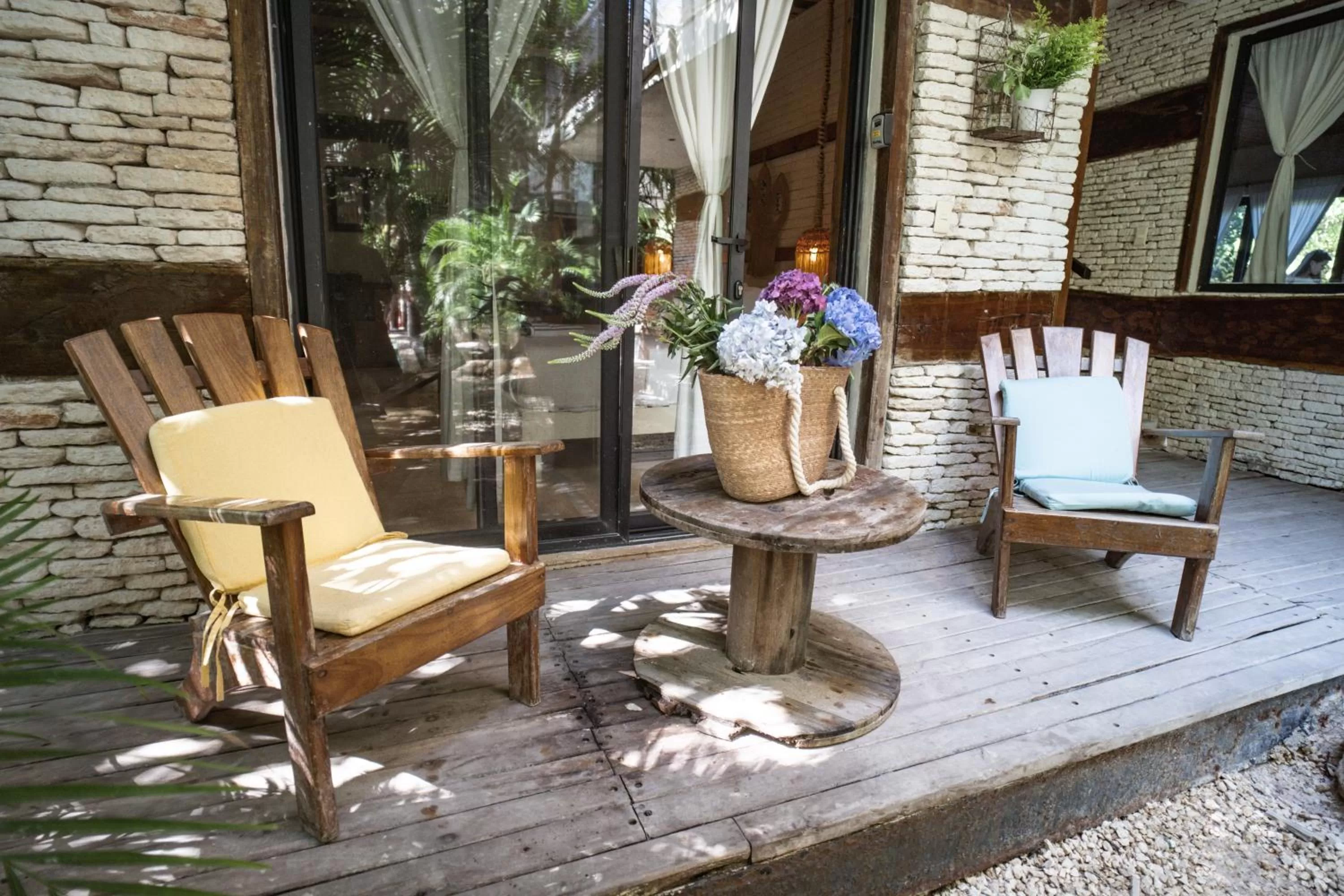 Patio in Suites Tulum