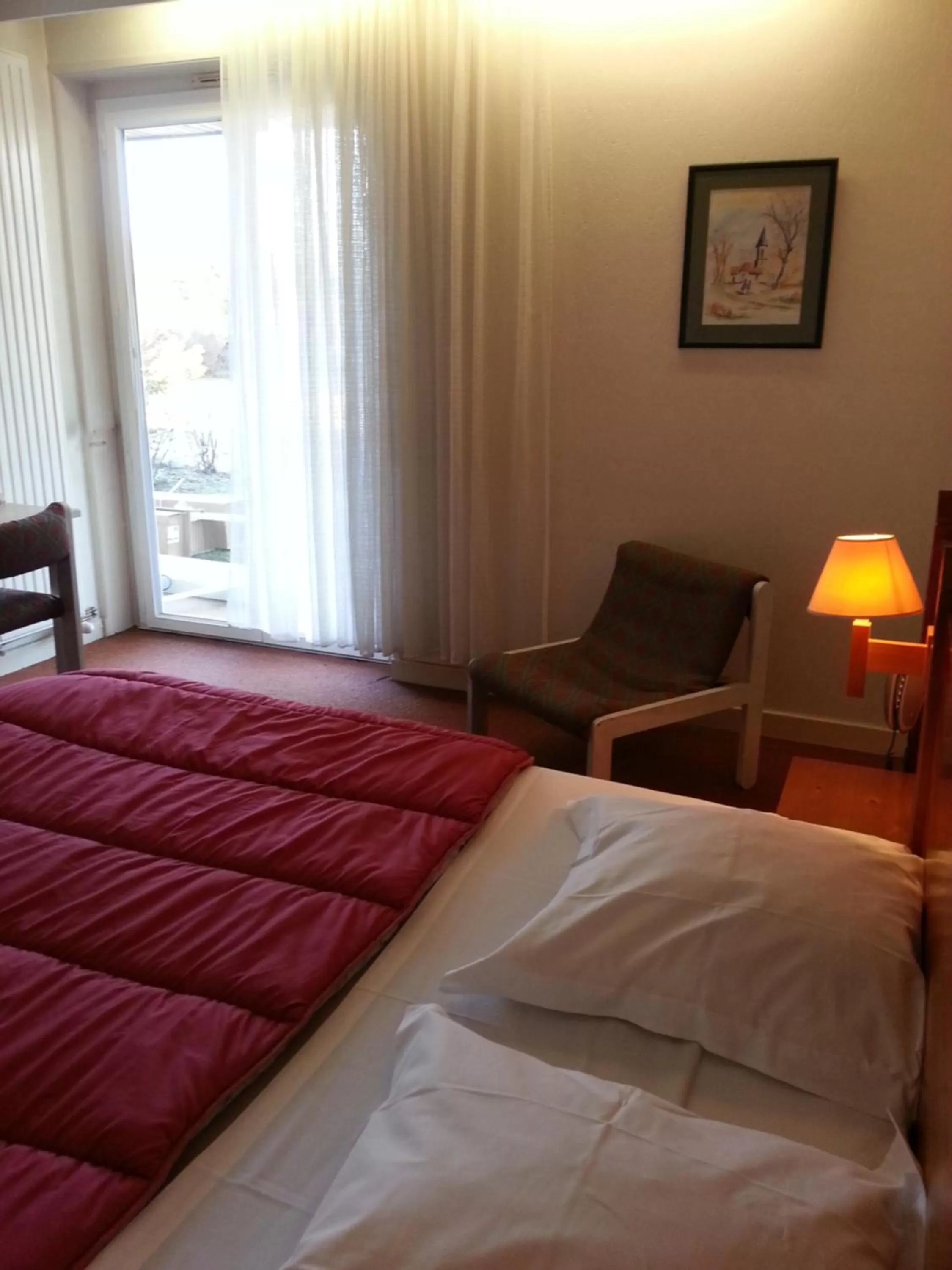 Patio, Bed in Les Jardins du Forez