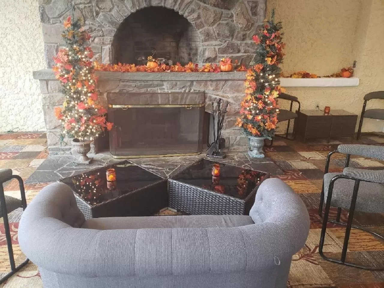 fireplace in Chateau Resort & Conference Center