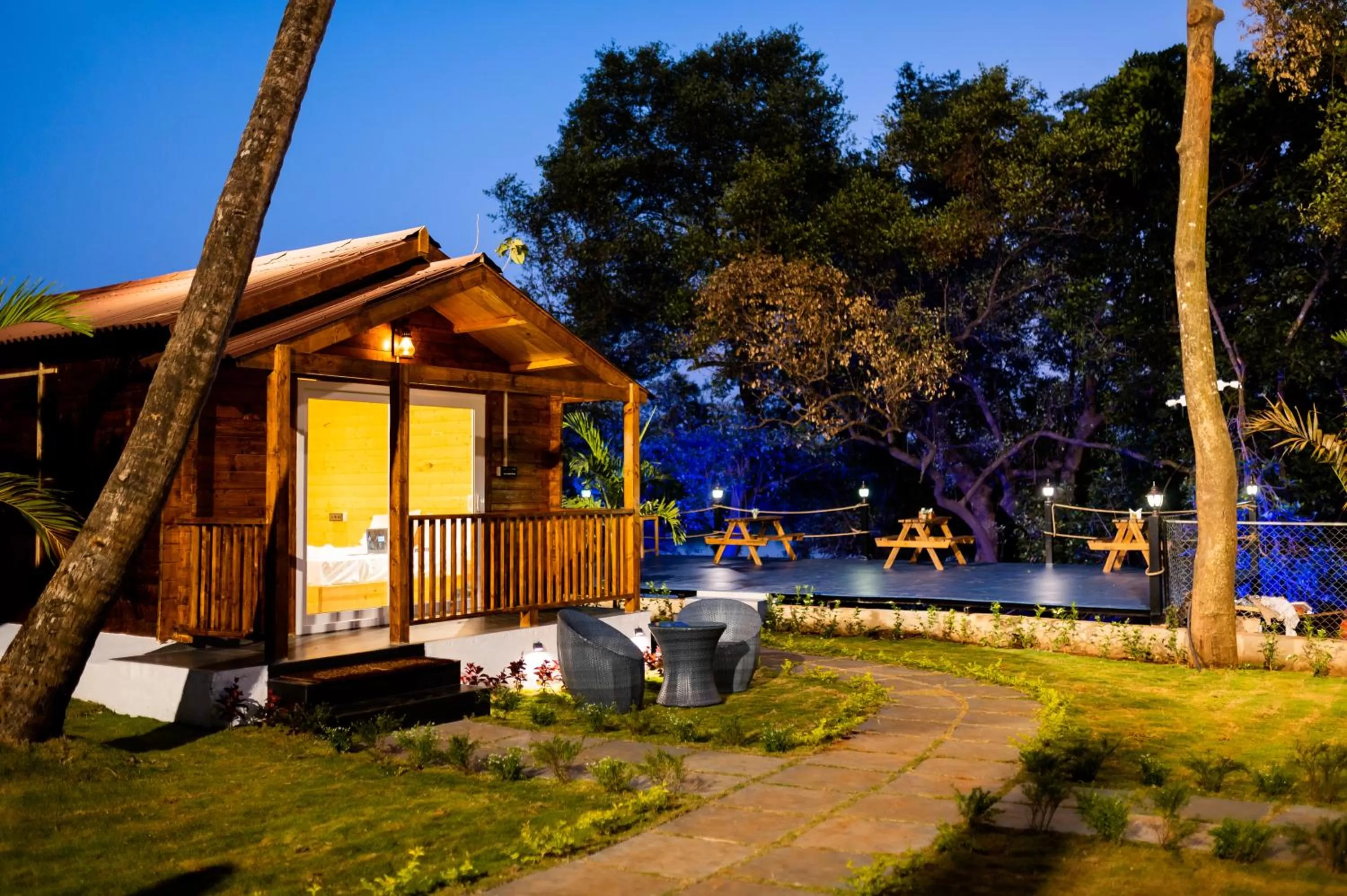 Property Building in Tranquill Riverside Luxury Cottages With Bathtub, Candolim