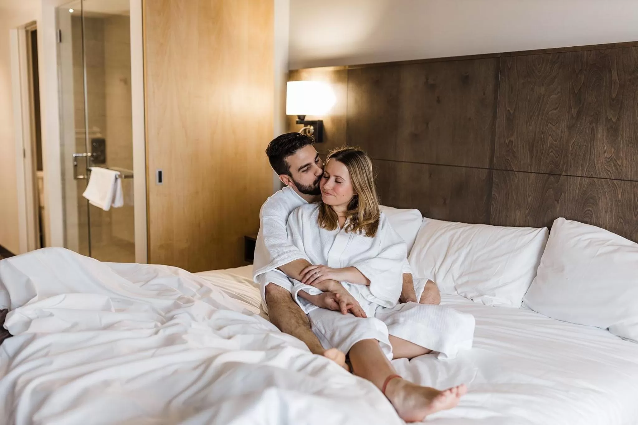 Bed in Hôtel & Suites Normandin Lévis