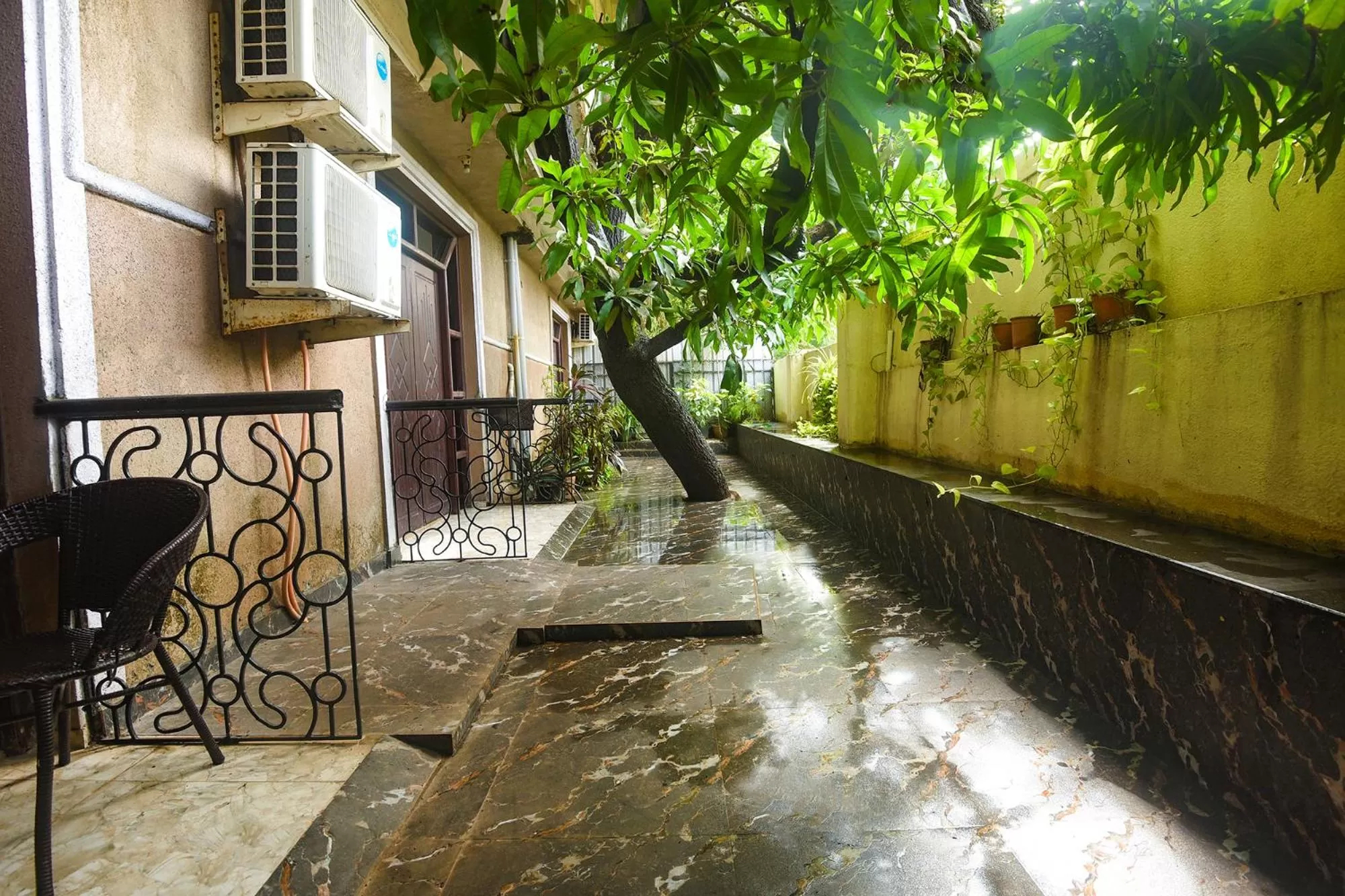 View (from property/room) in FabExpress Corinthia Boutique Rooms - Nr Candolim Beach