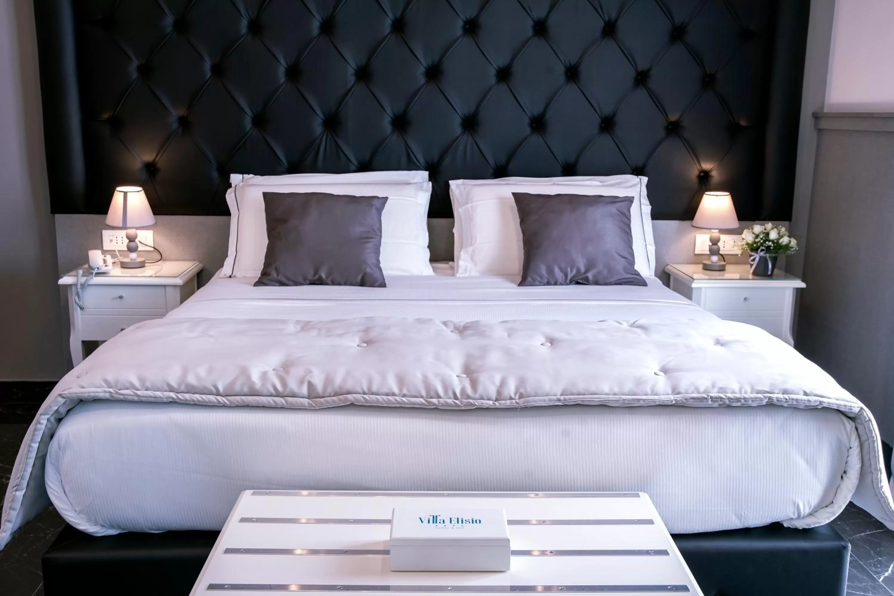 Bed in Villa Elisio Hotel & Spa