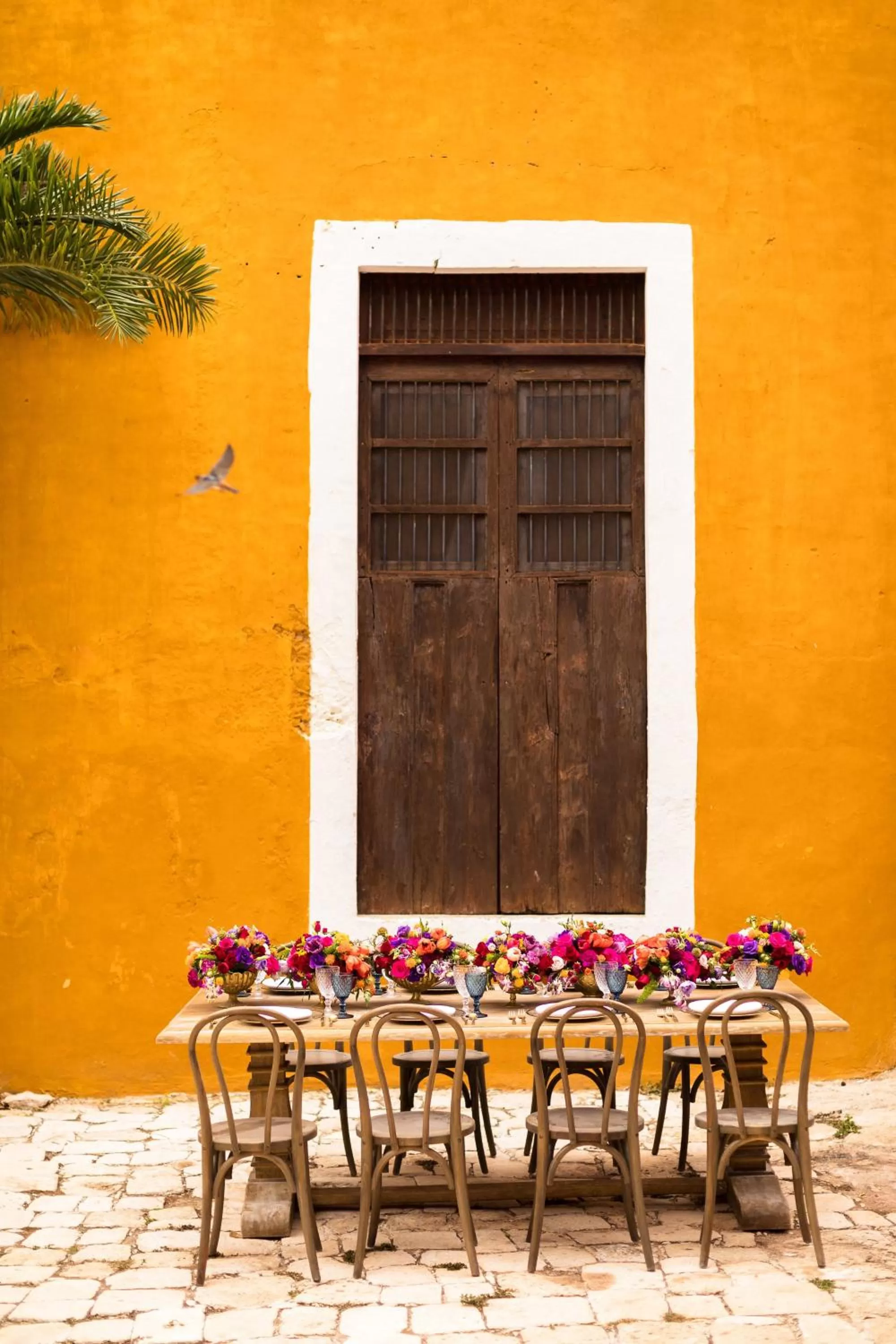 Patio in Hacienda Temozon Sur