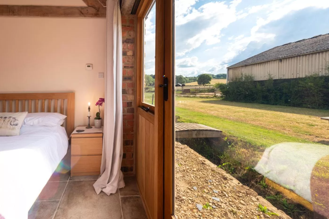 Bed in Mill Cottage - Ash Farm Cotswolds