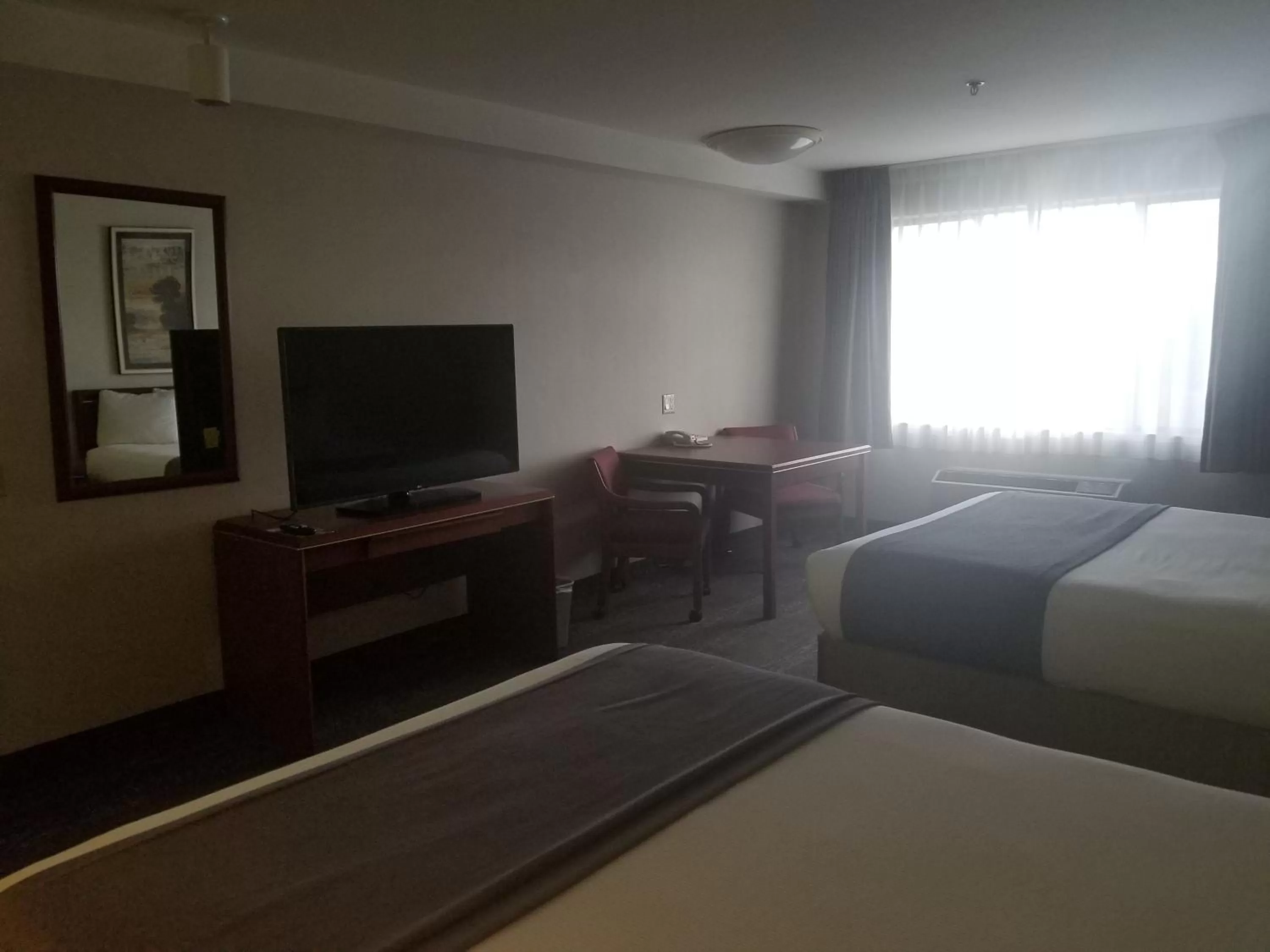 Bed in Shilo Inn Suites Salem