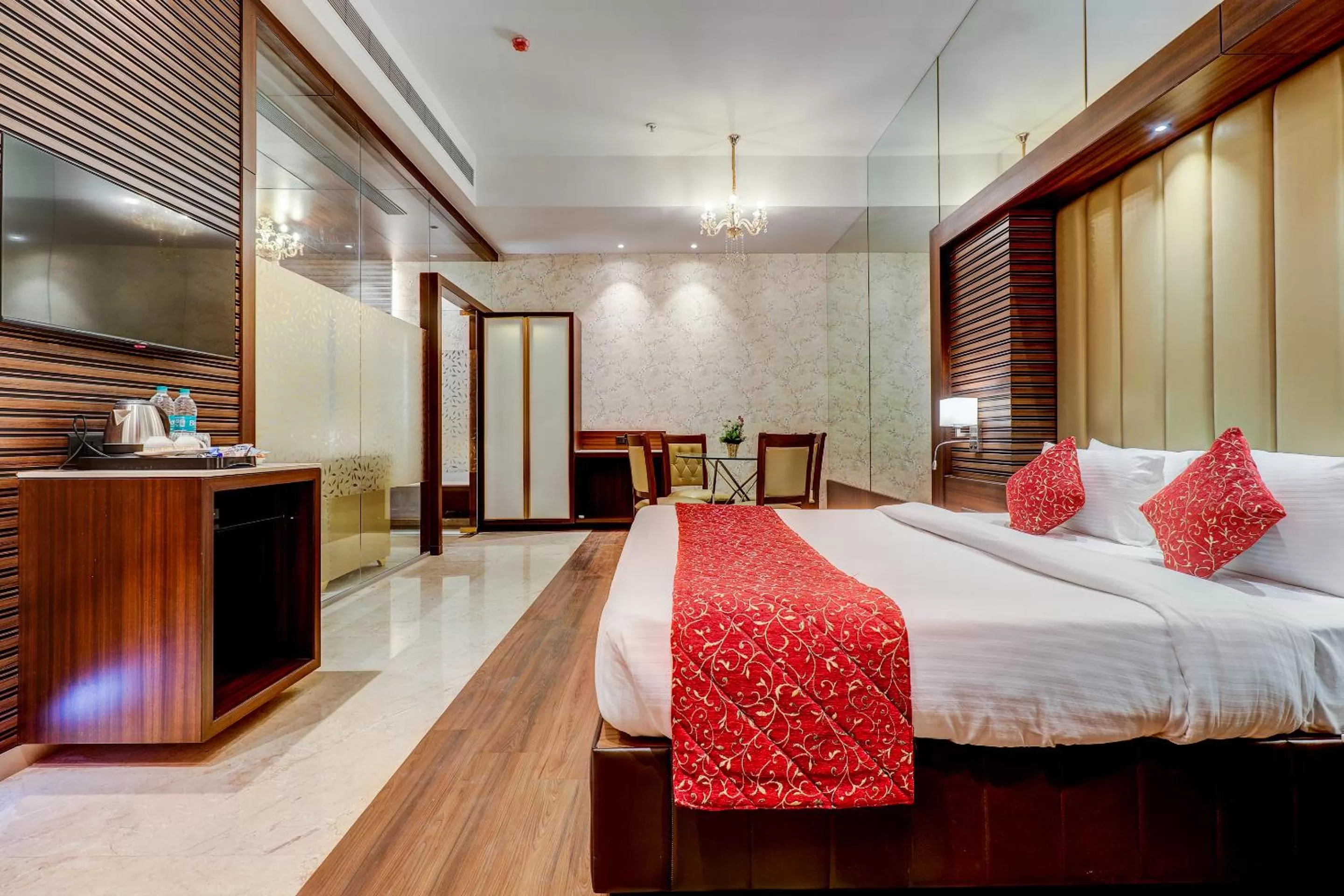 Photo of the whole room, Bed in Hotel Gurudev Grand