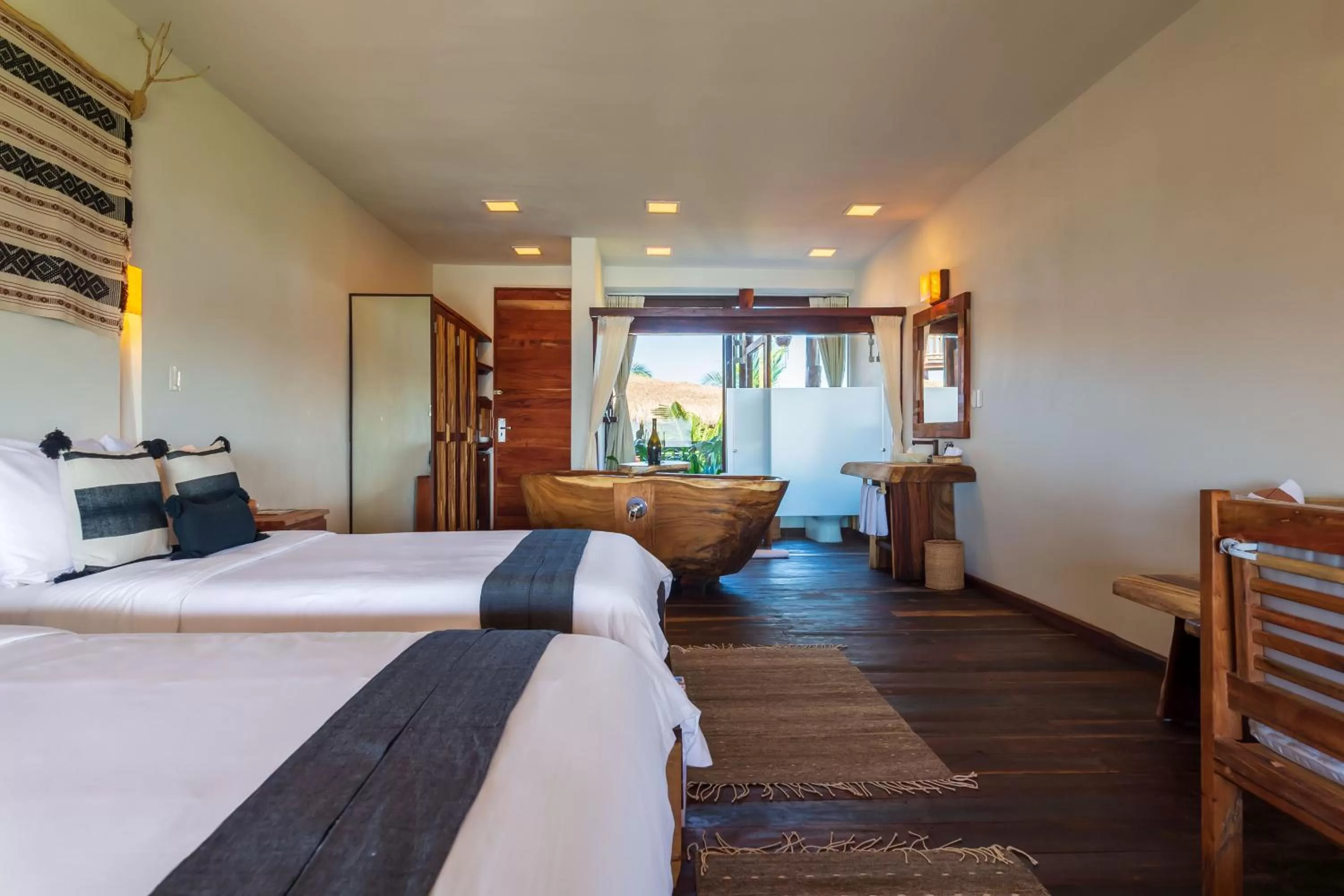 Bed in Kanan Tulum Hotel & Spa Adults Only Playground