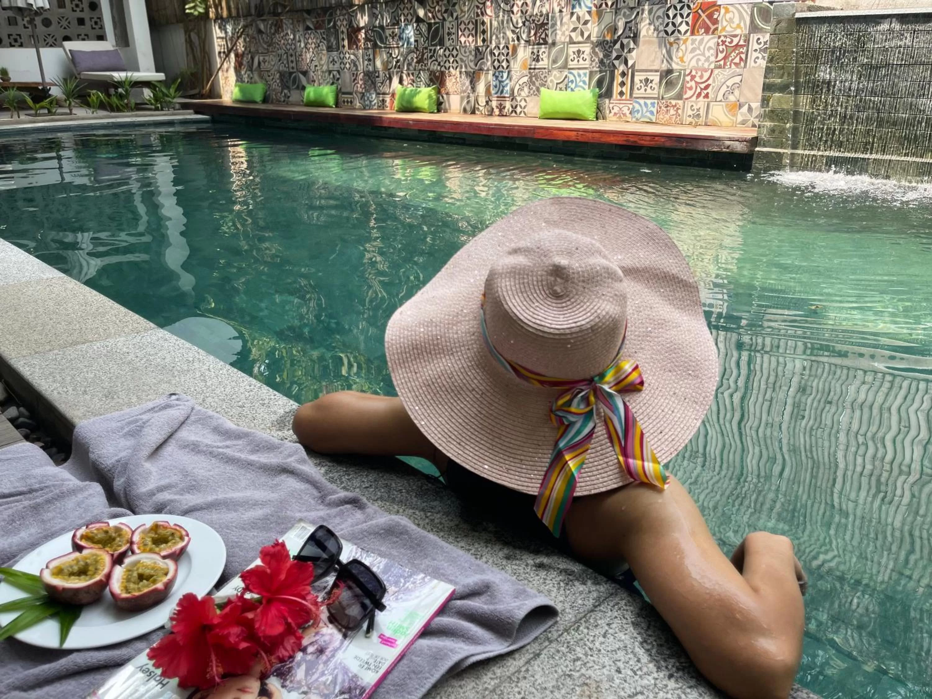 Pool view in Sarina Hotel & Villa