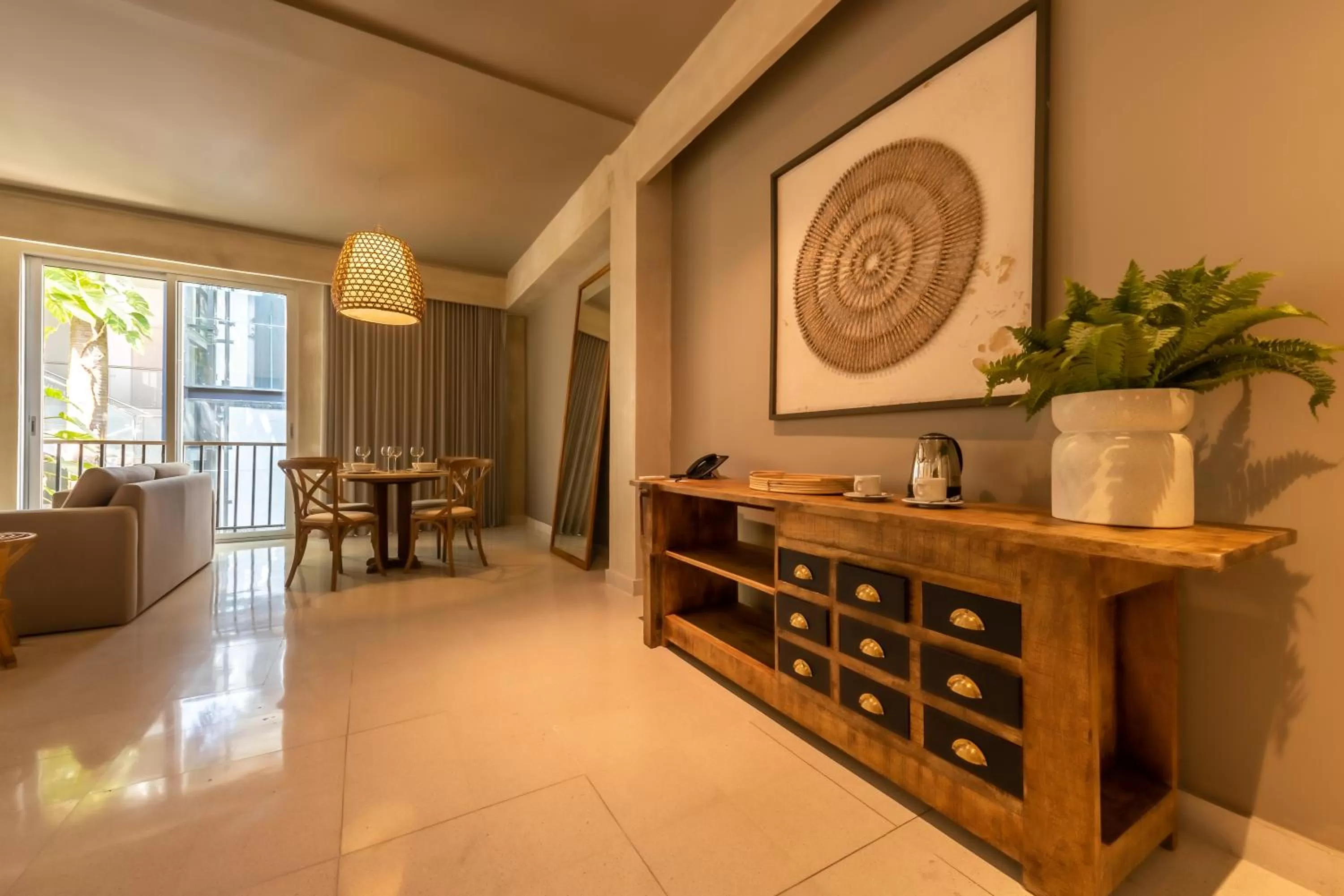 Living room in Madisson Boutique Hotel Cartagena