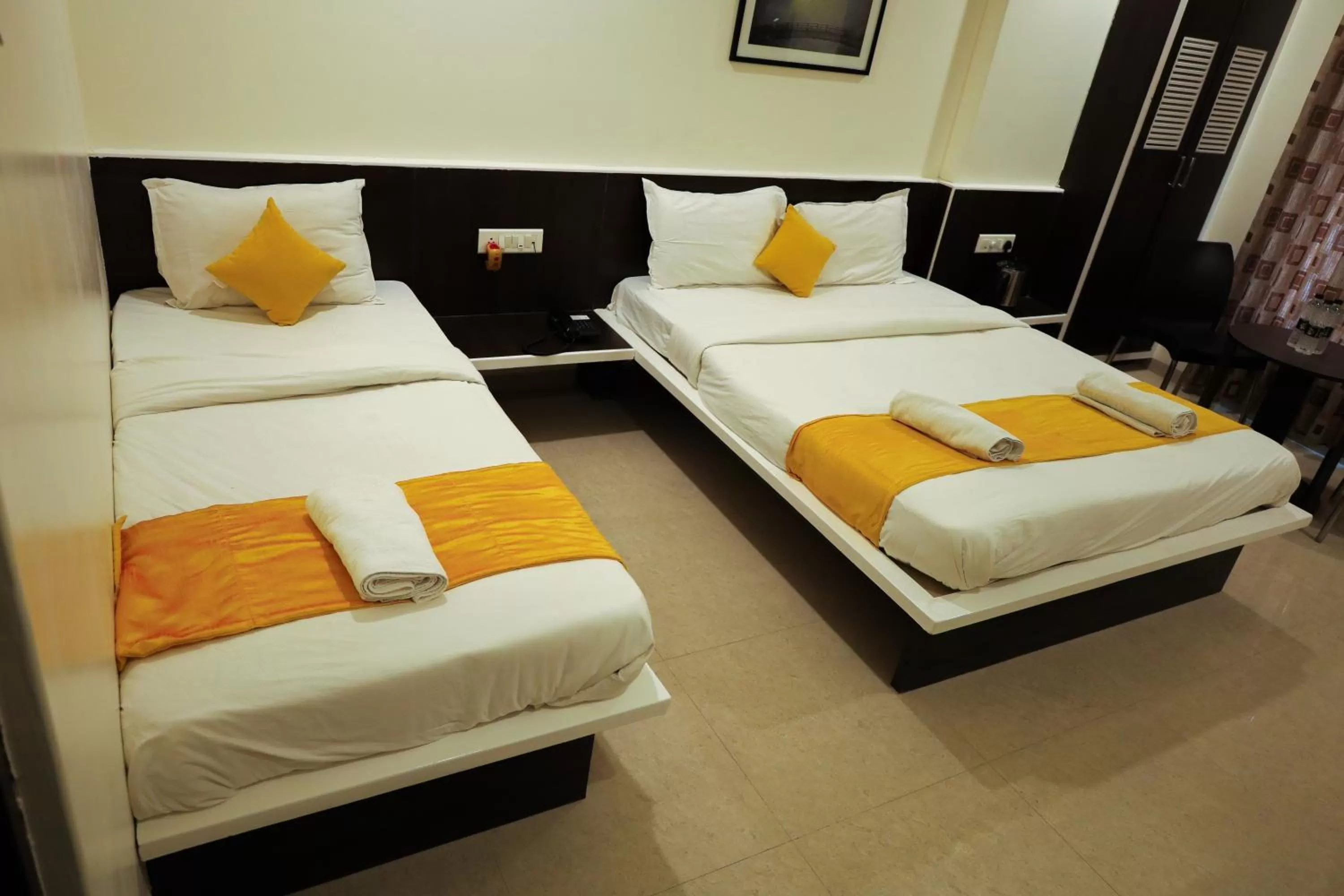 Bed in Hotel Sai Bansi