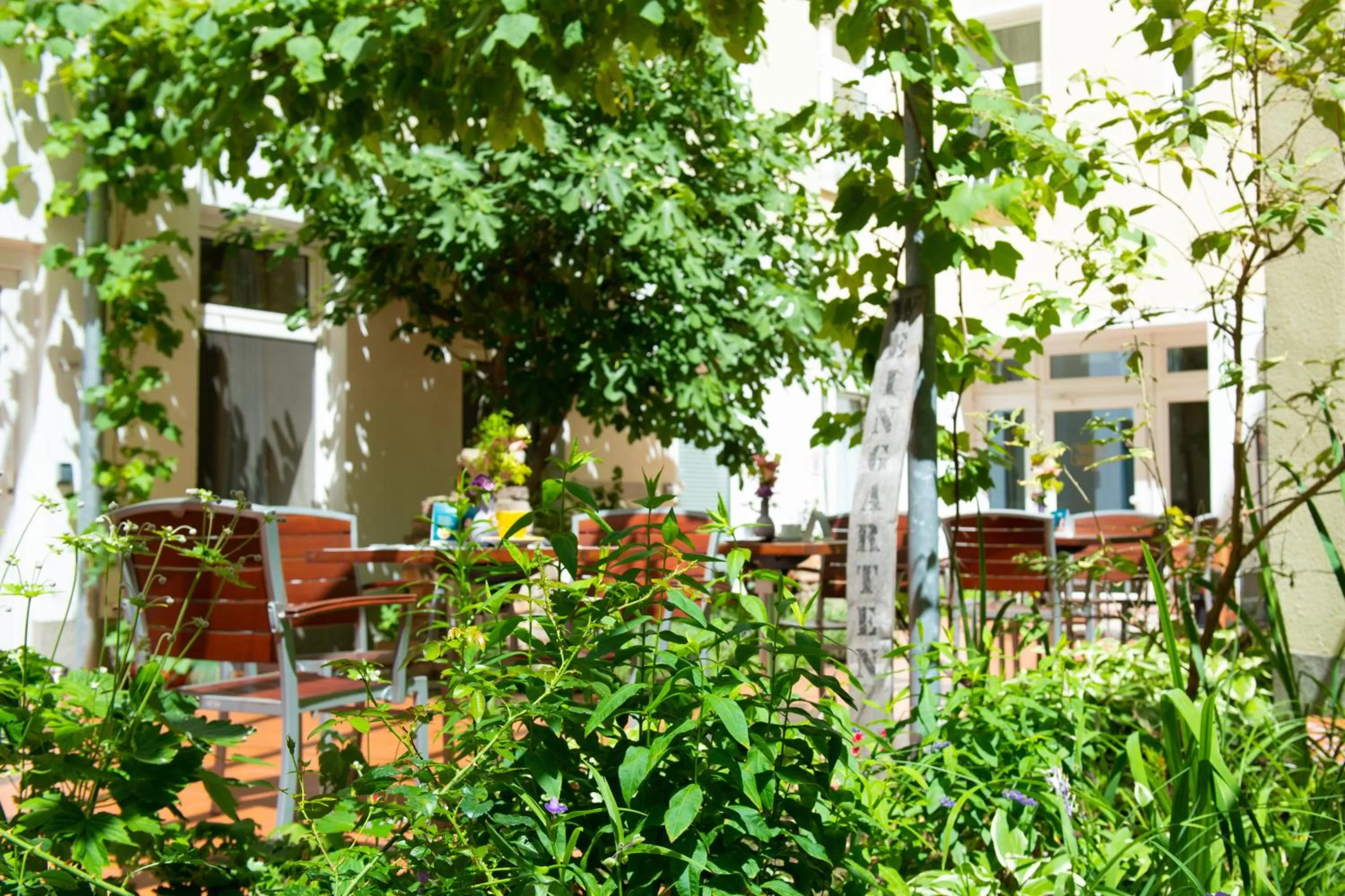 Garden view in Mercure Hotel Berlin Mitte