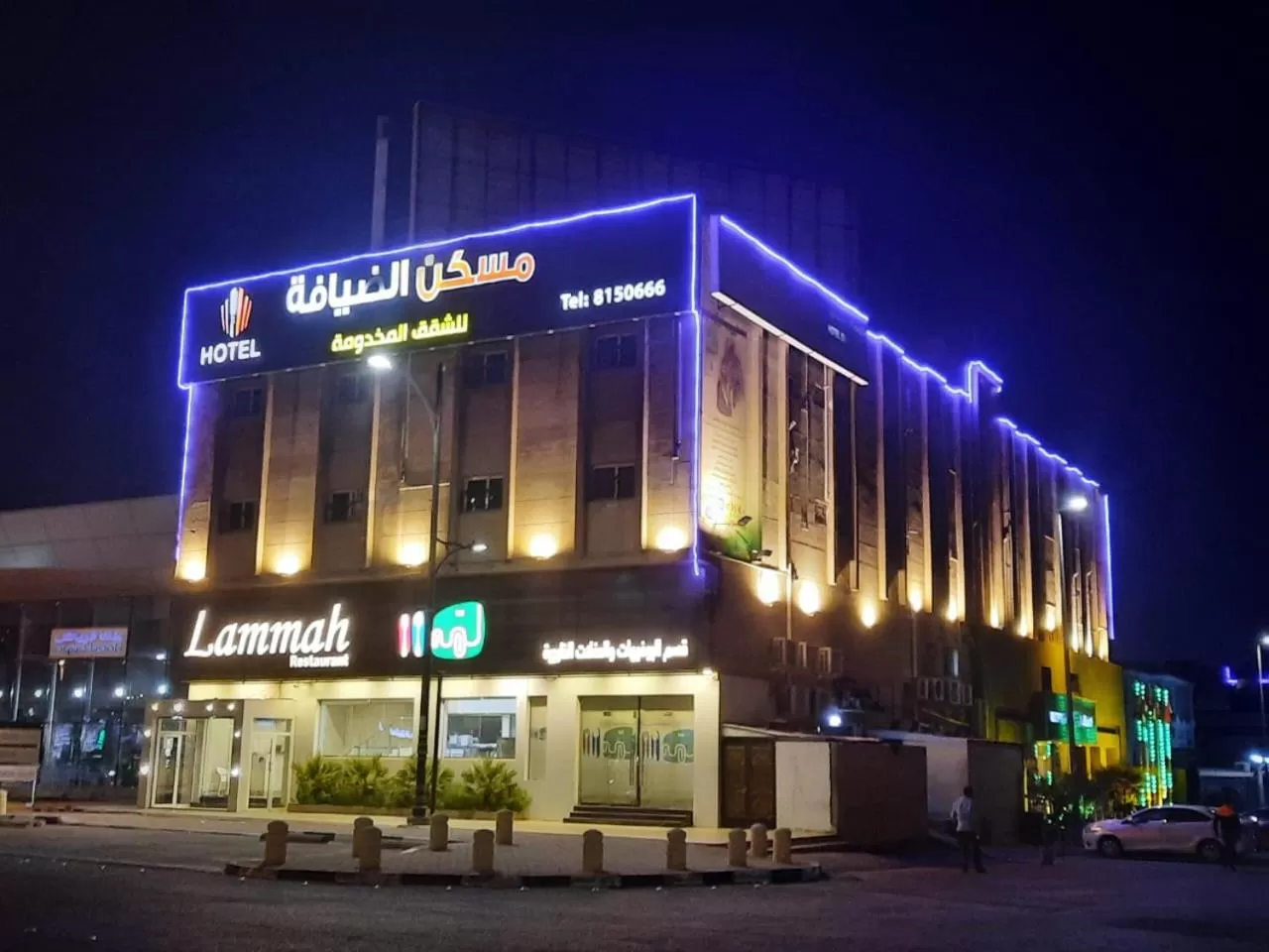 Property building in Maskan Al Dyafah Hotel Apartments