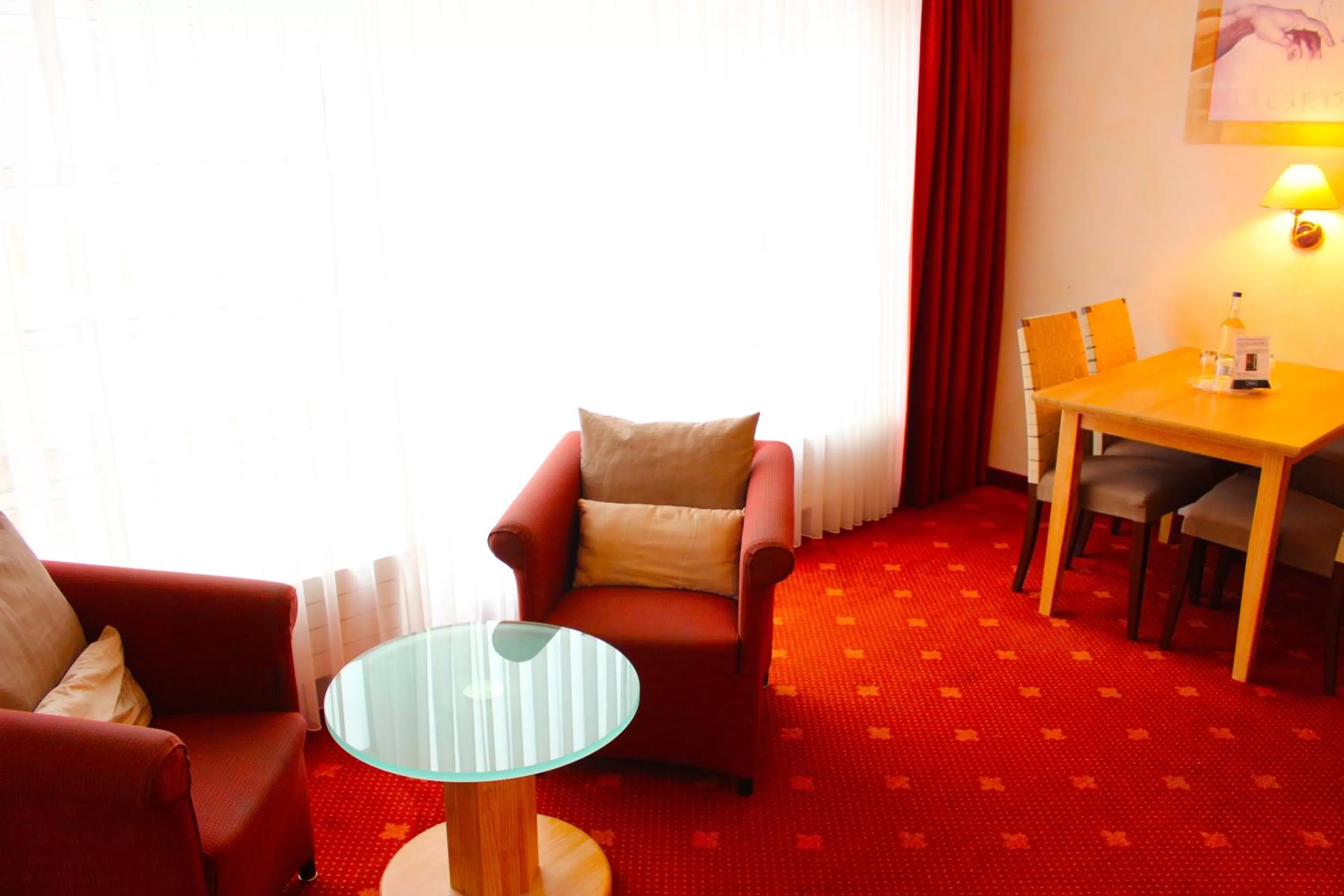 Seating area in Hotel Villa Gropius