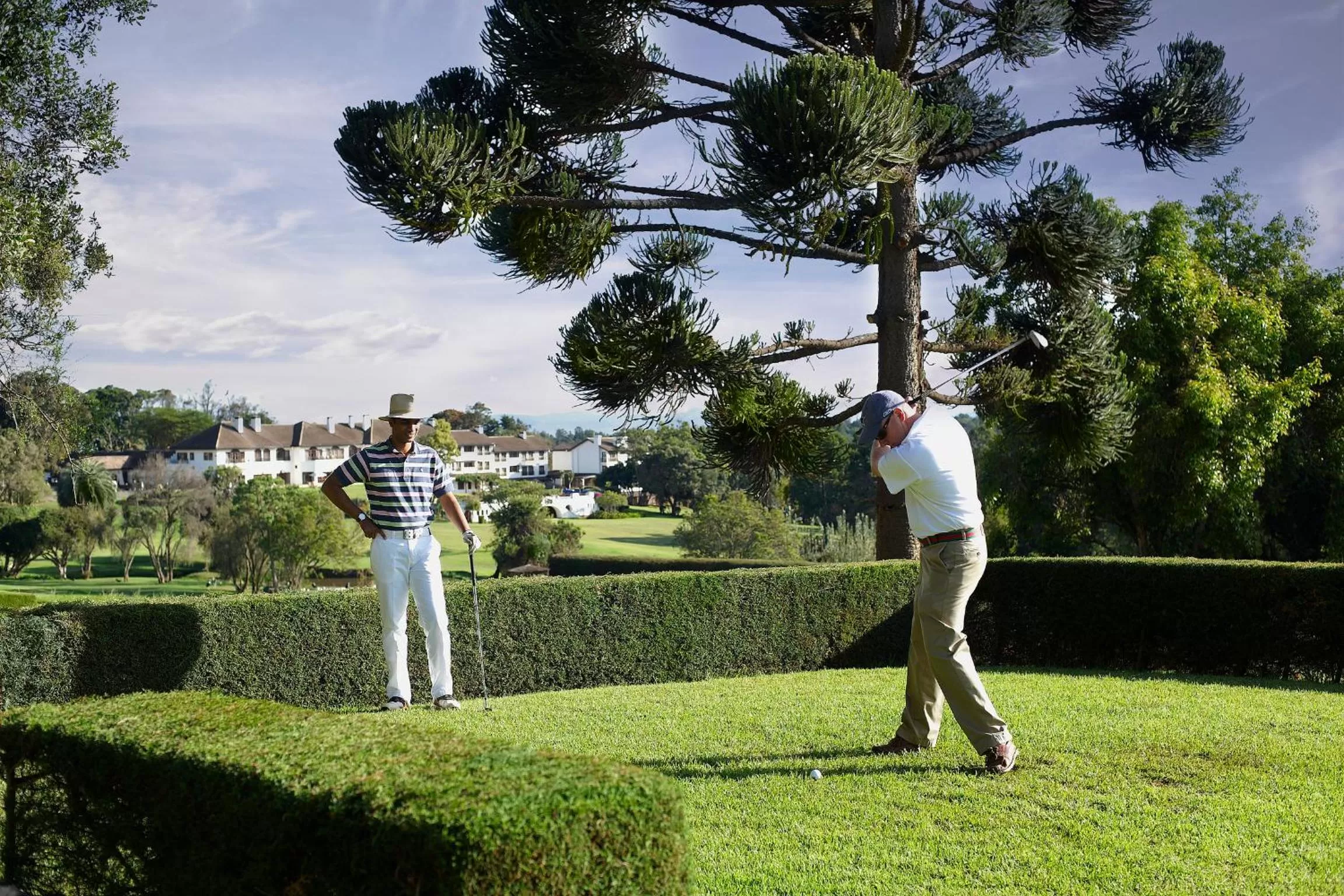 Golfcourse in Fairmont Mount Kenya Safari Club