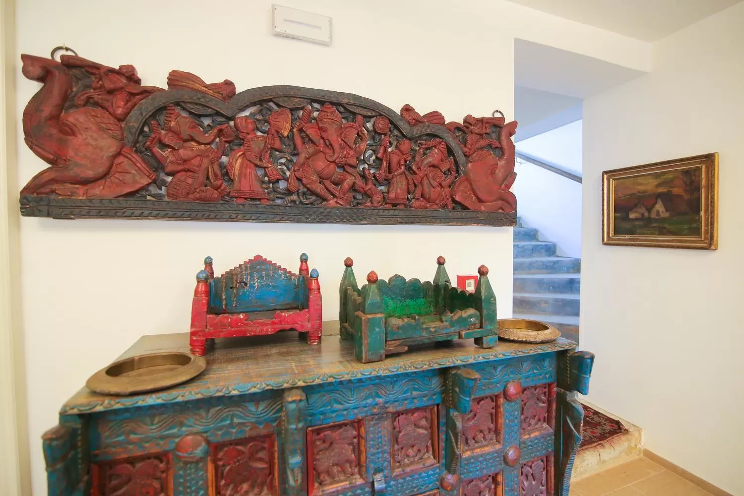 Decorative detail in Hotel Vila Katrca