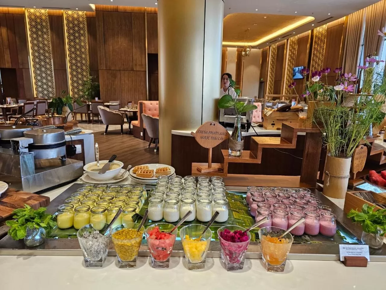 Breakfast in Wyndham Grand KN Paradise Cam Ranh