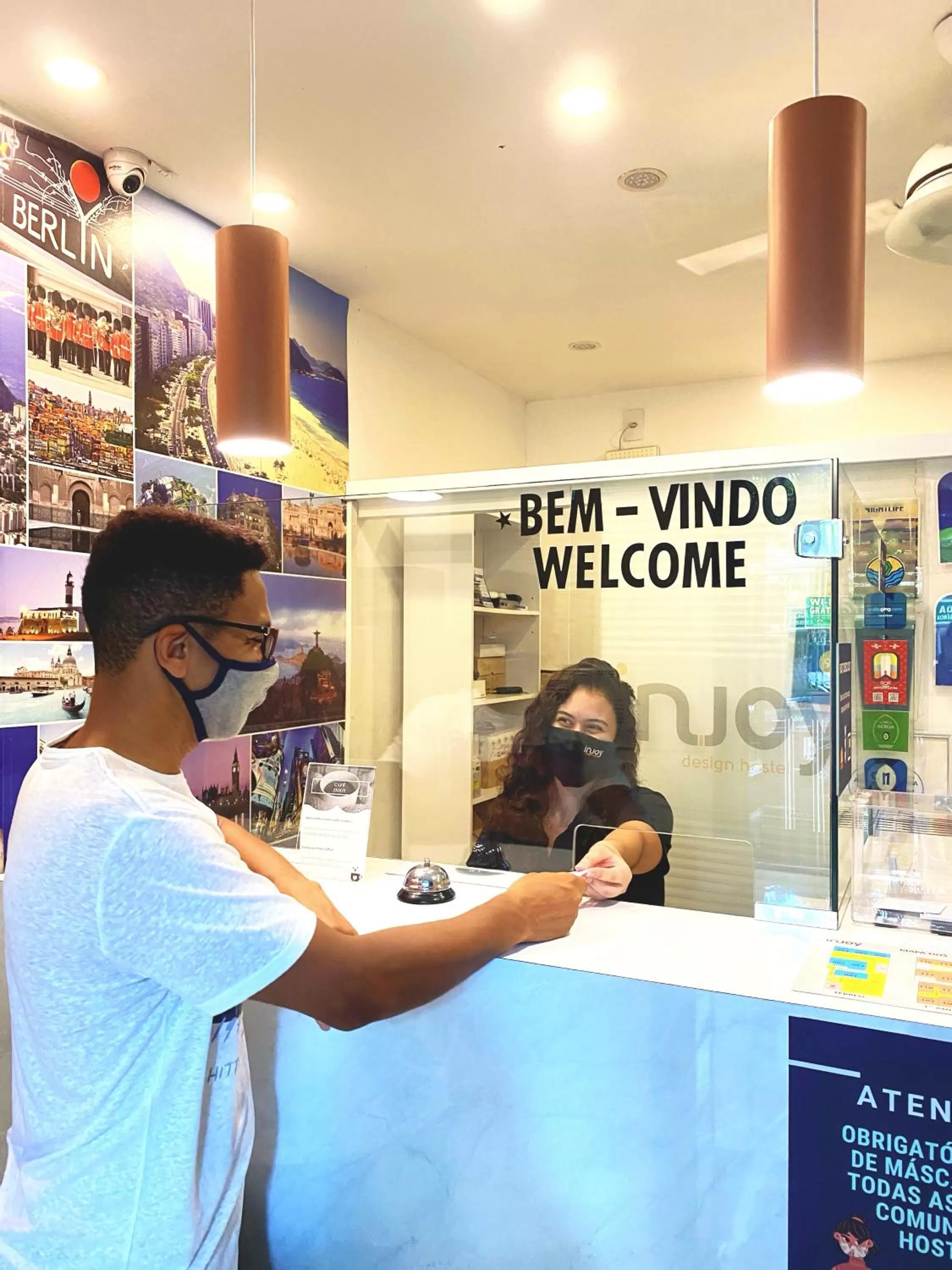 Lobby or reception in Injoy Suítes & Aparts