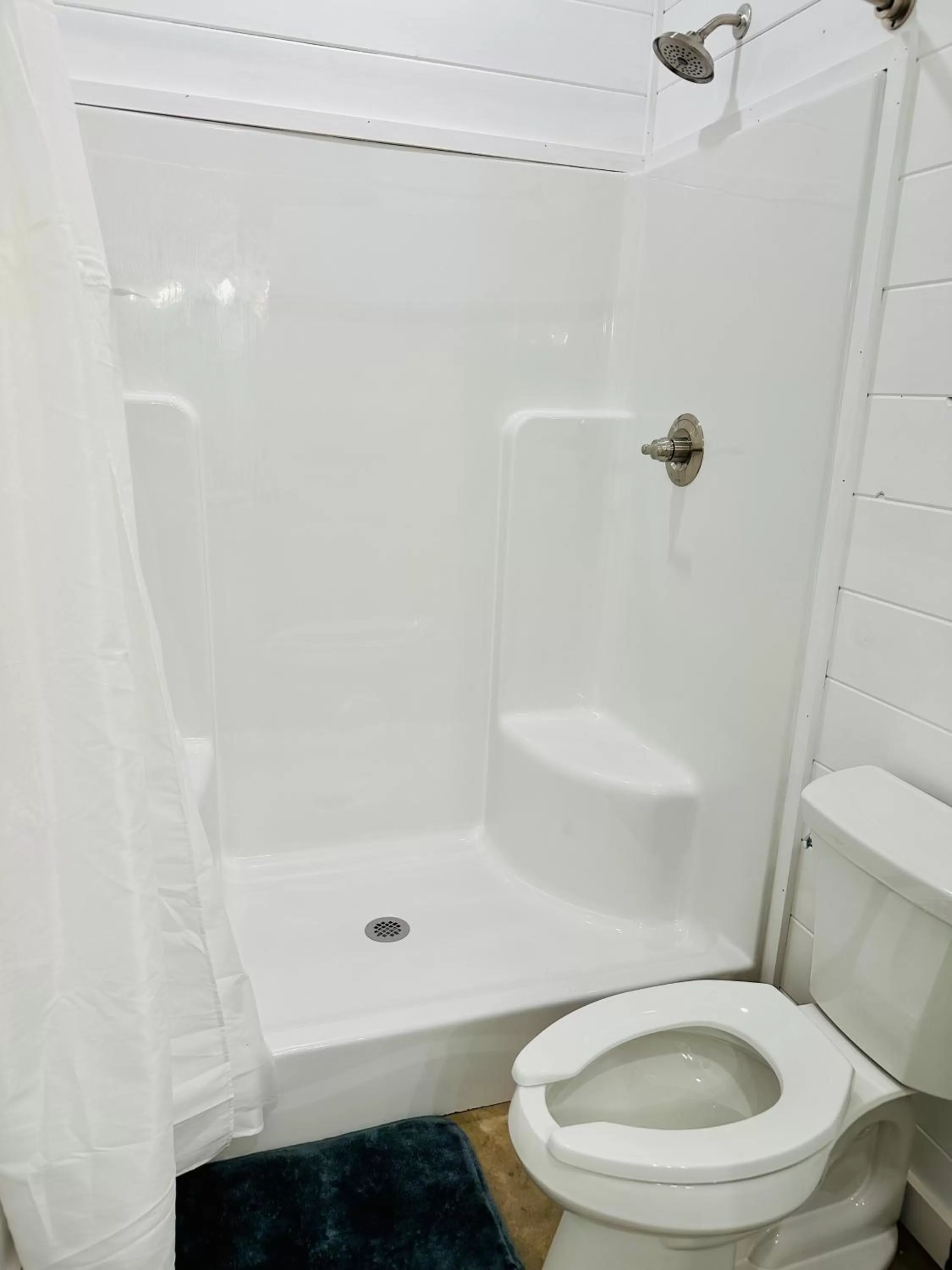 Shower in Knotty Squirrel Cabins