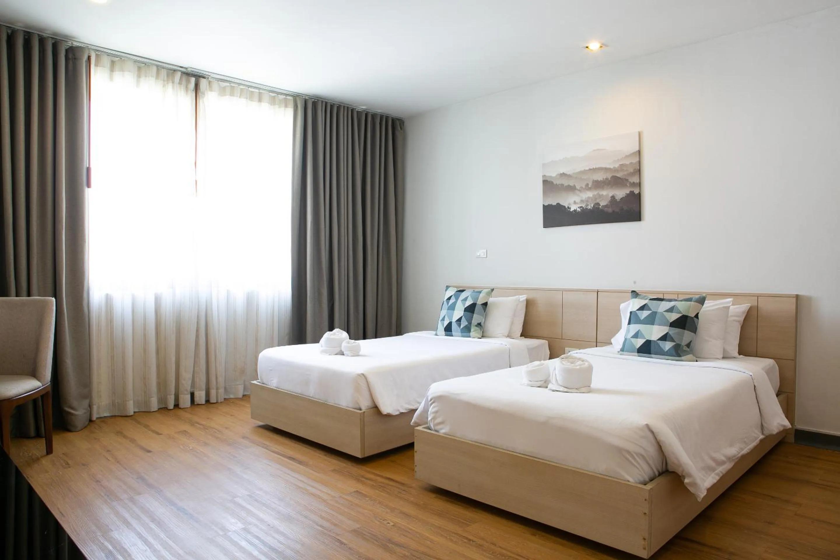 Bed in The Silver Palm Wellness Resort