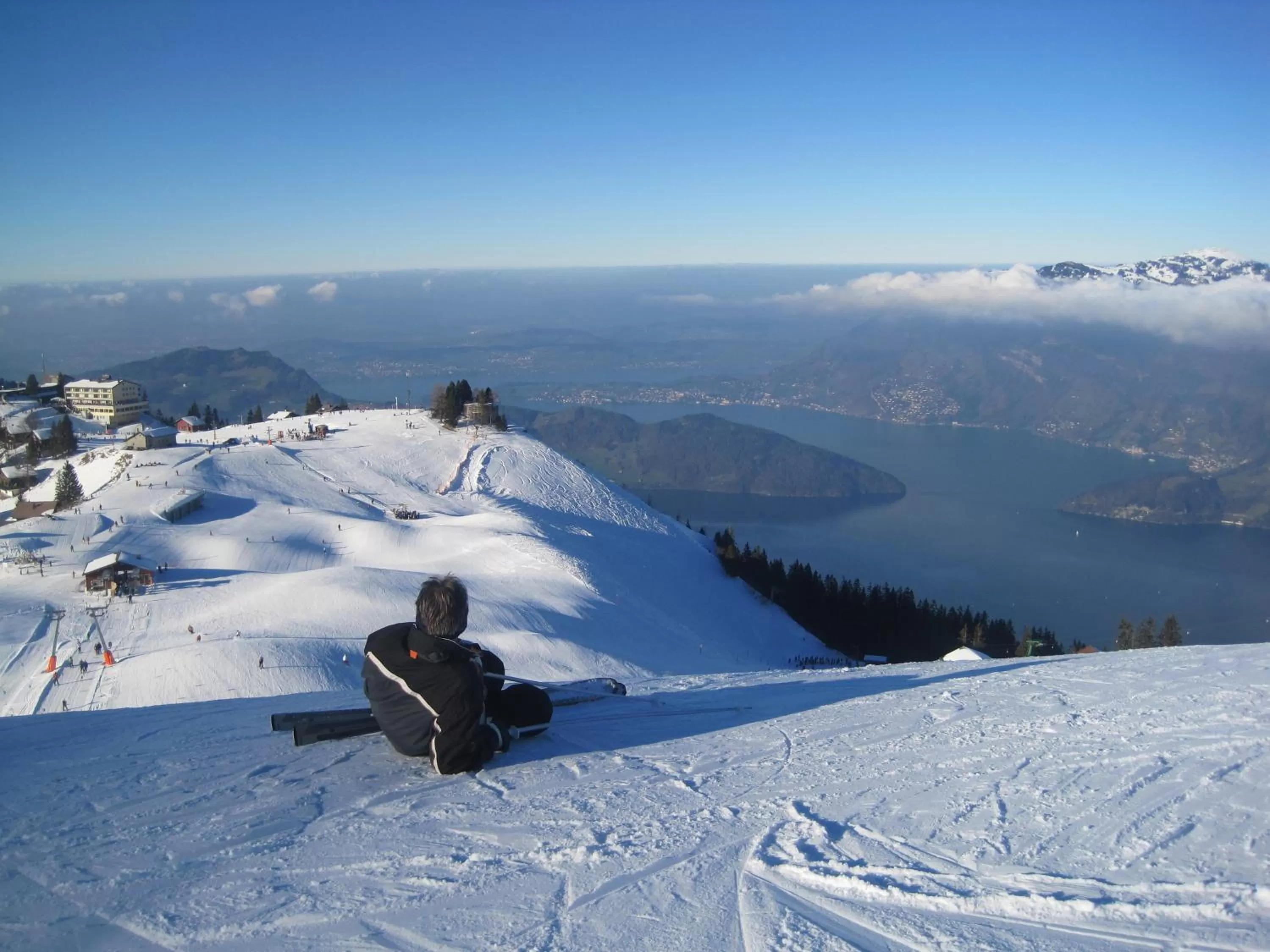 Winter in Hotel Nidwaldnerhof direkt am See