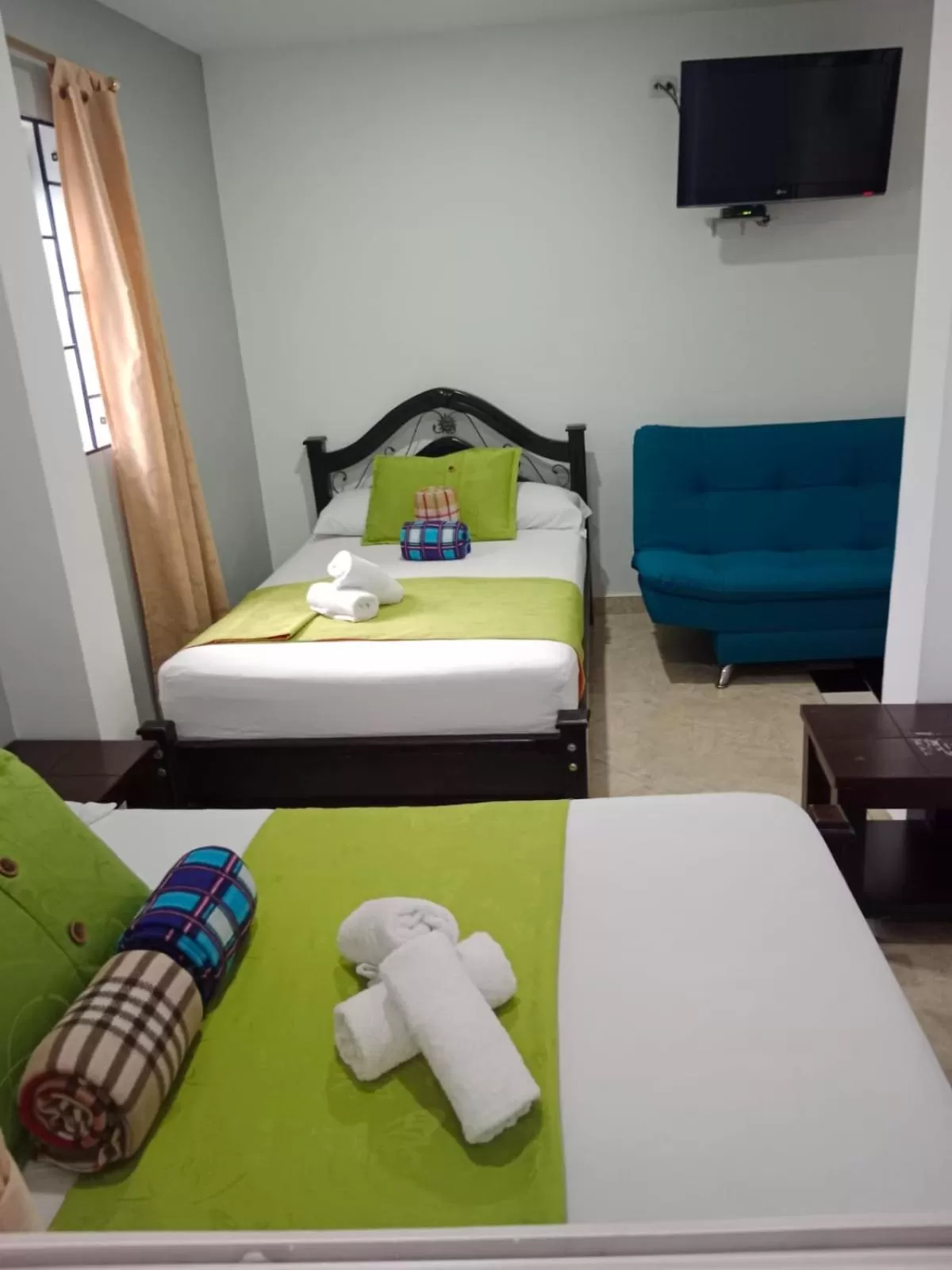 Bed in Hotel El Deportista