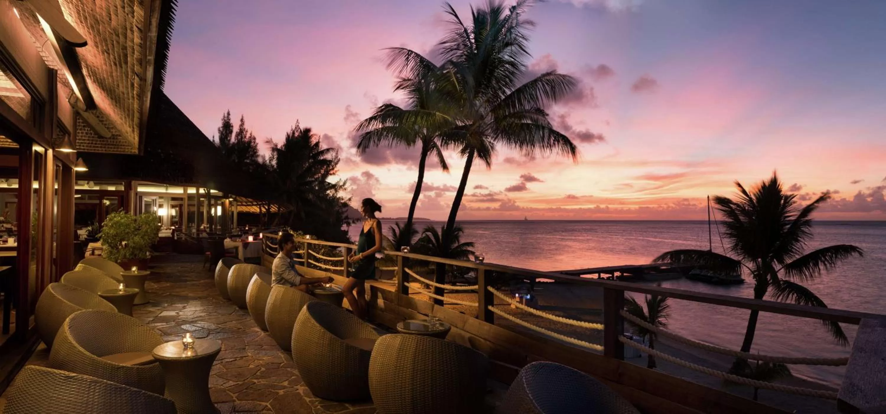 Restaurant/places to eat in Hilton Moorea Lagoon Resort & Spa