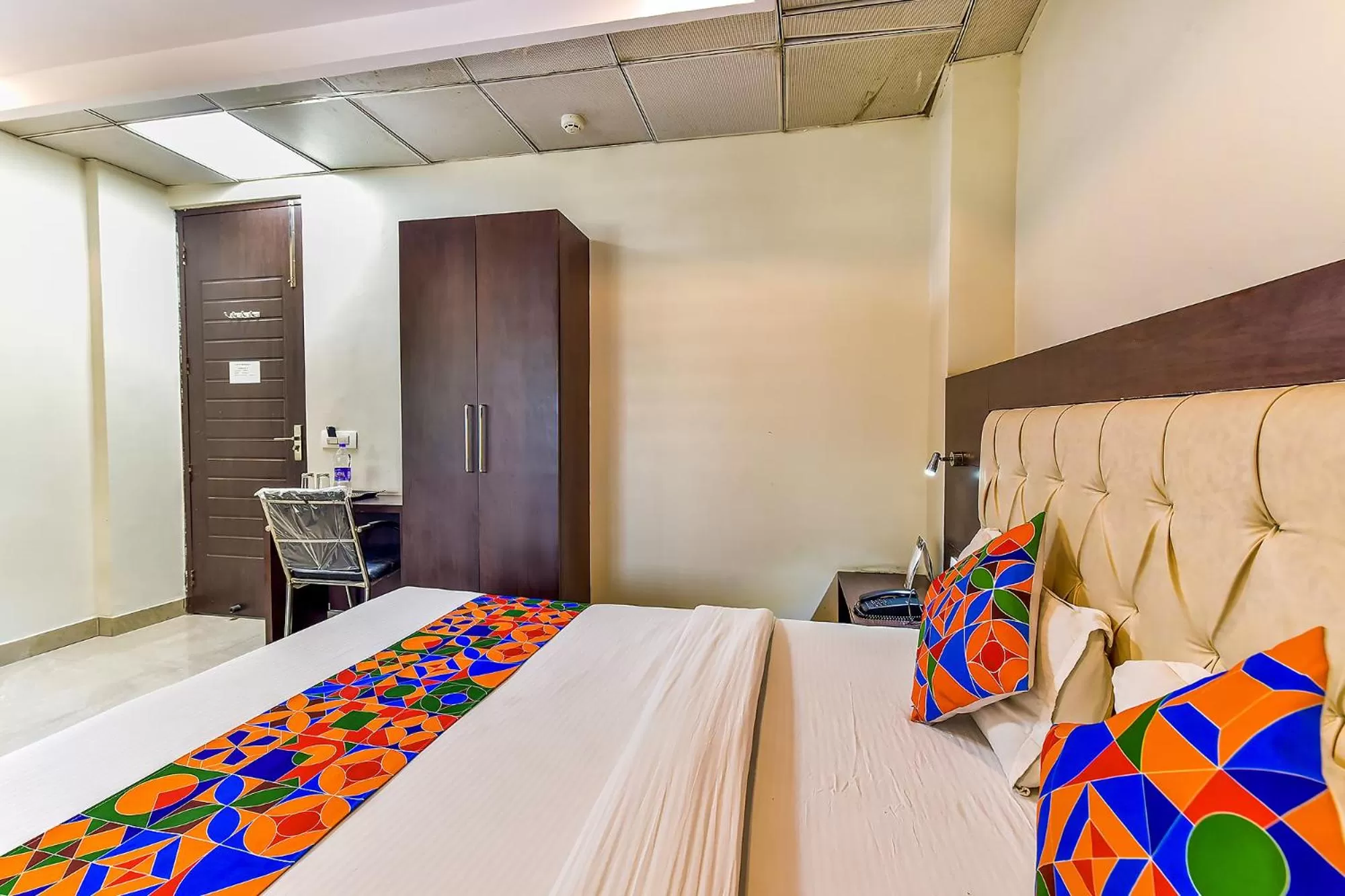 Bed in FabHotel Surya Residency GMS Road