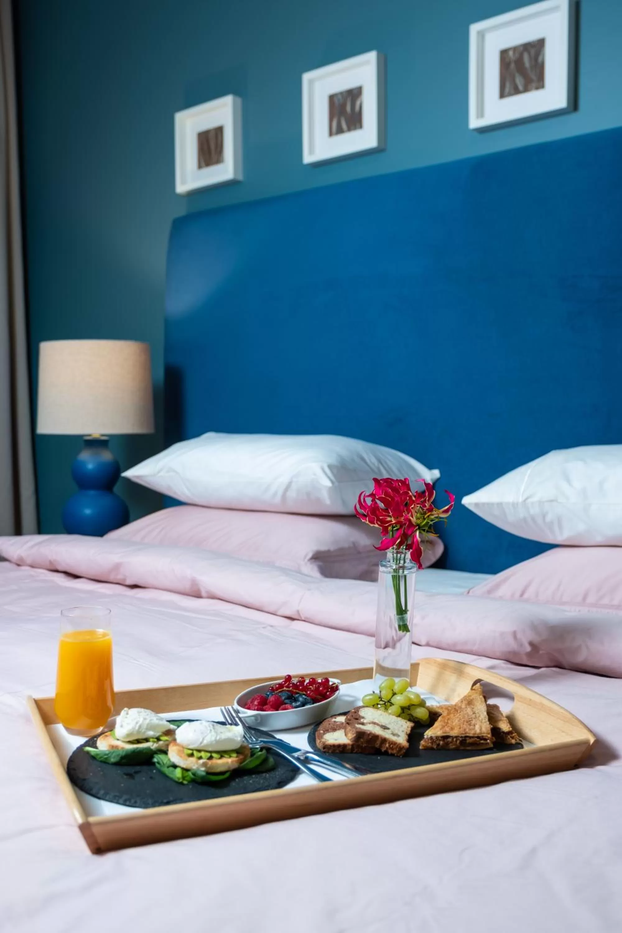 Bed in Country Spa Retreat