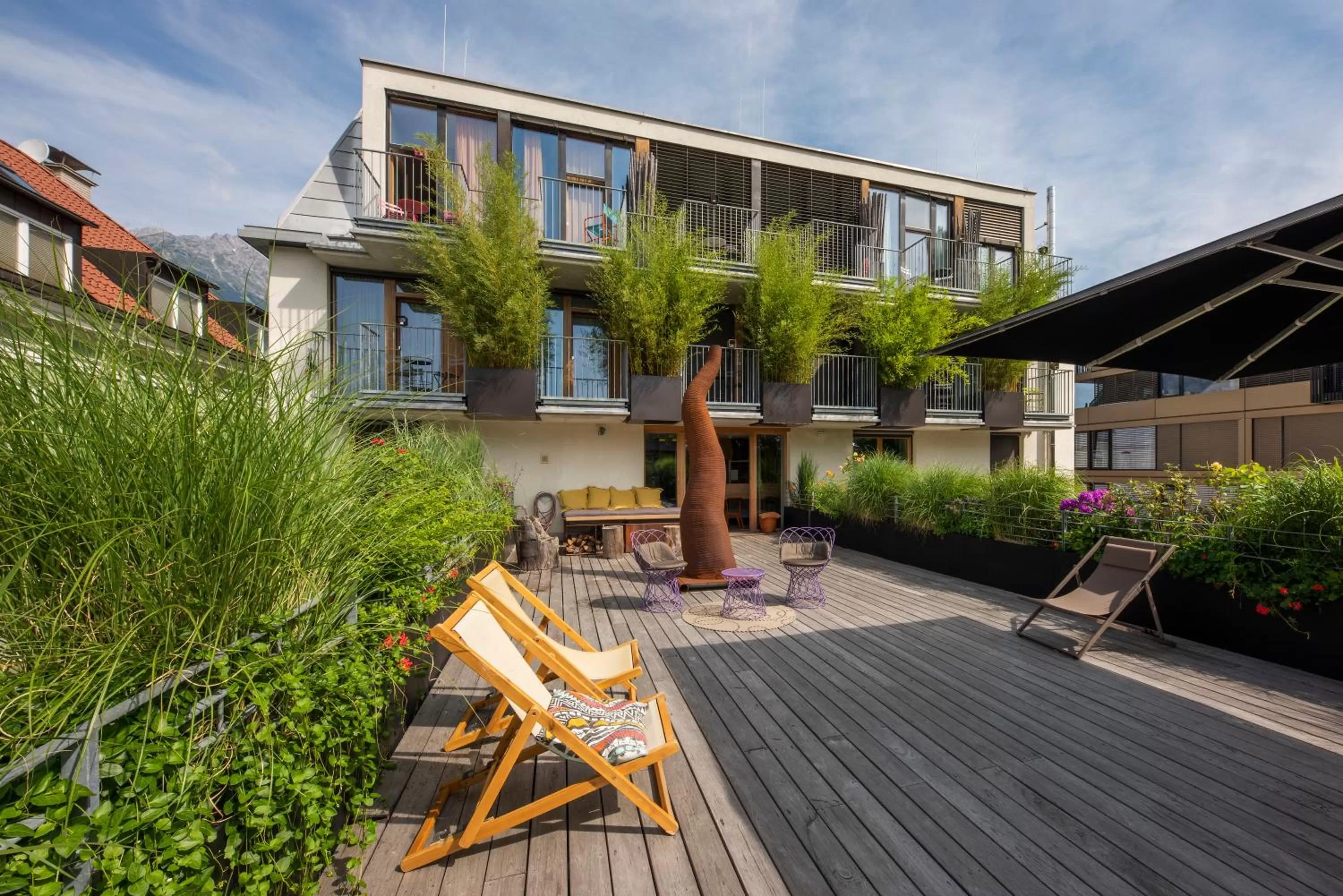 Balcony/Terrace in Nala Individuellhotel