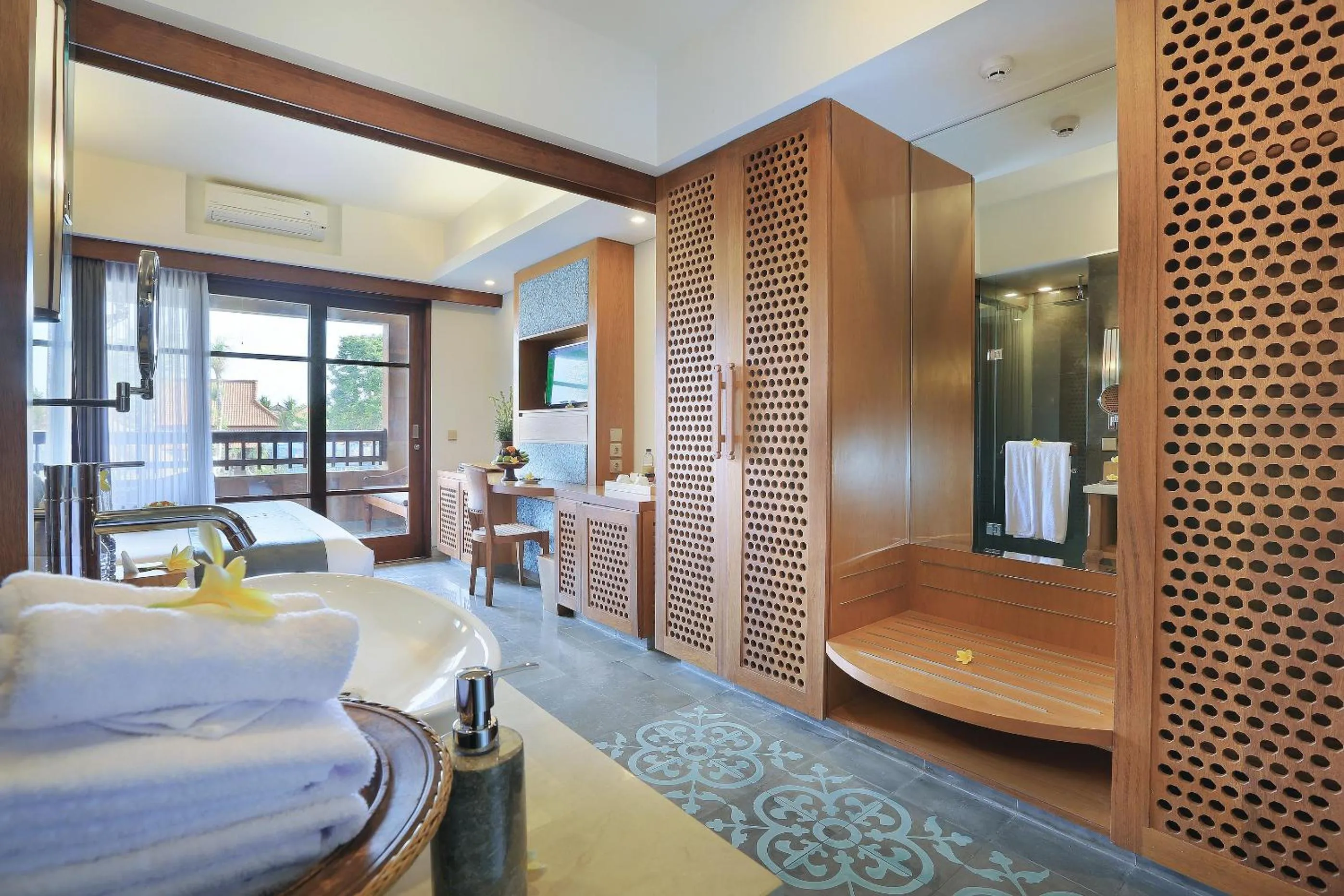 Bathroom, Bed in The Alantara Sanur