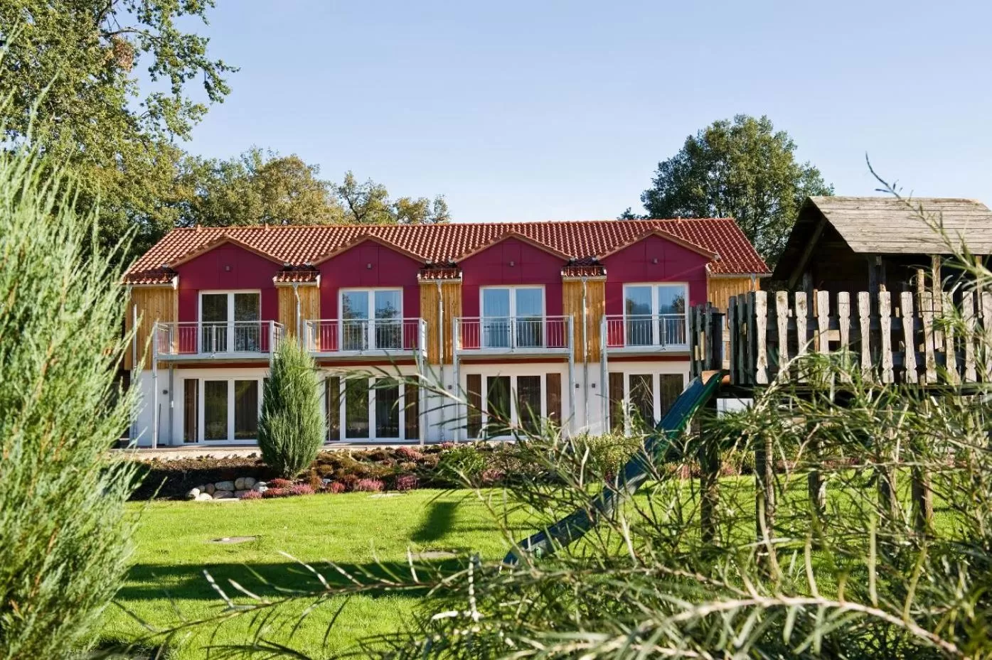 Property building in Stössels Hotel