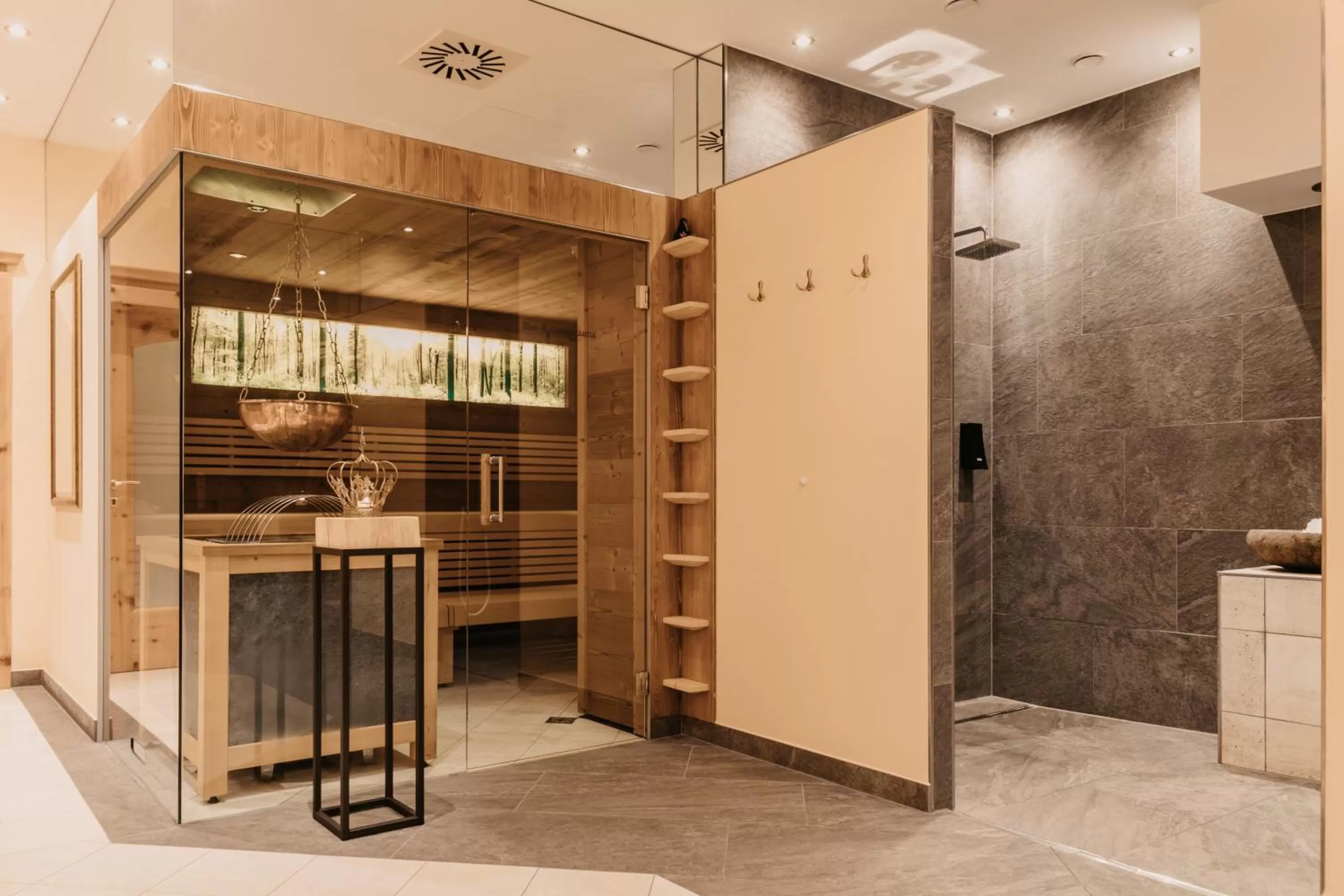 Sauna in Hotel AlpenSchlössl