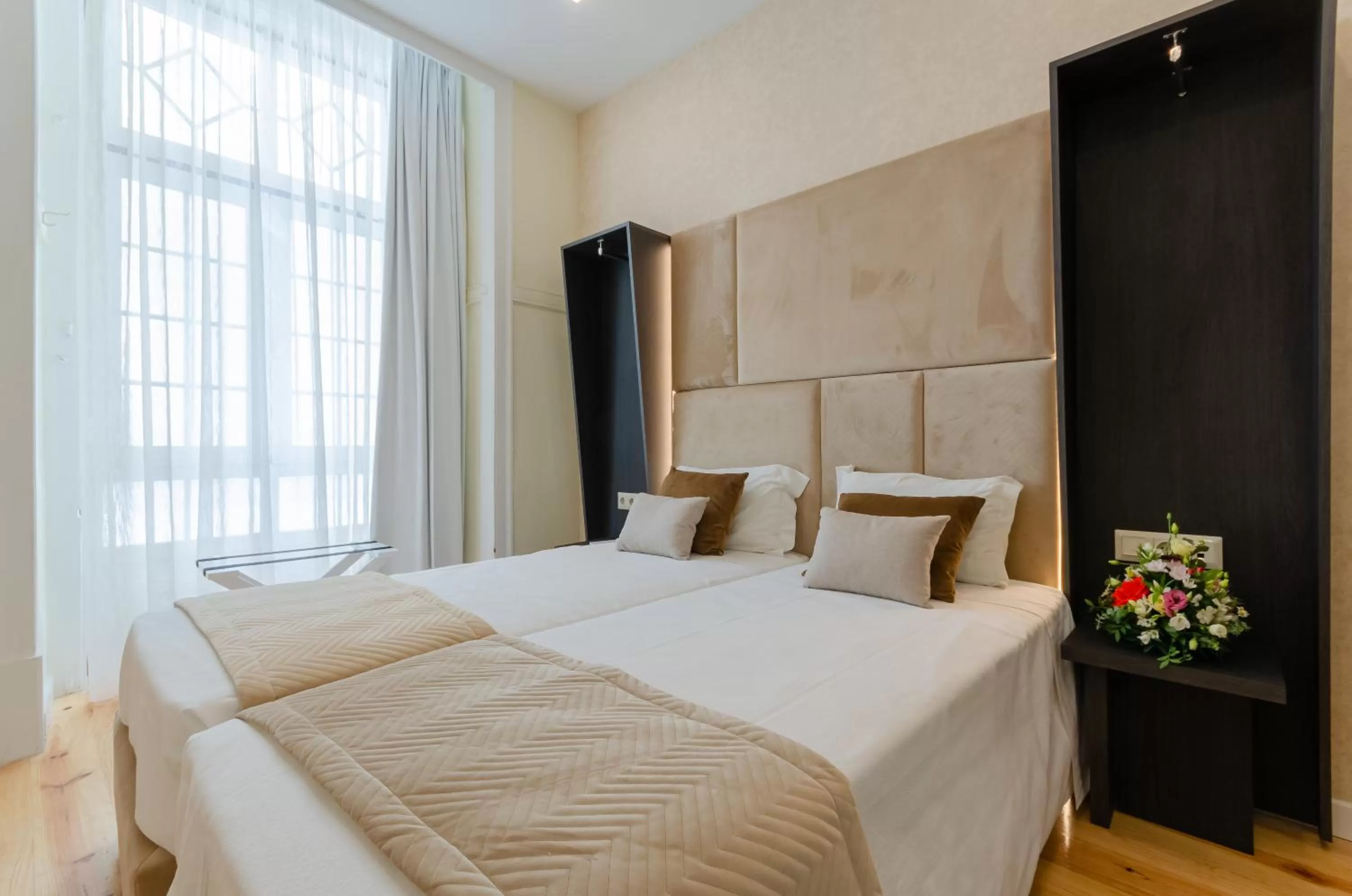 Bed in Hotel Duas Nações