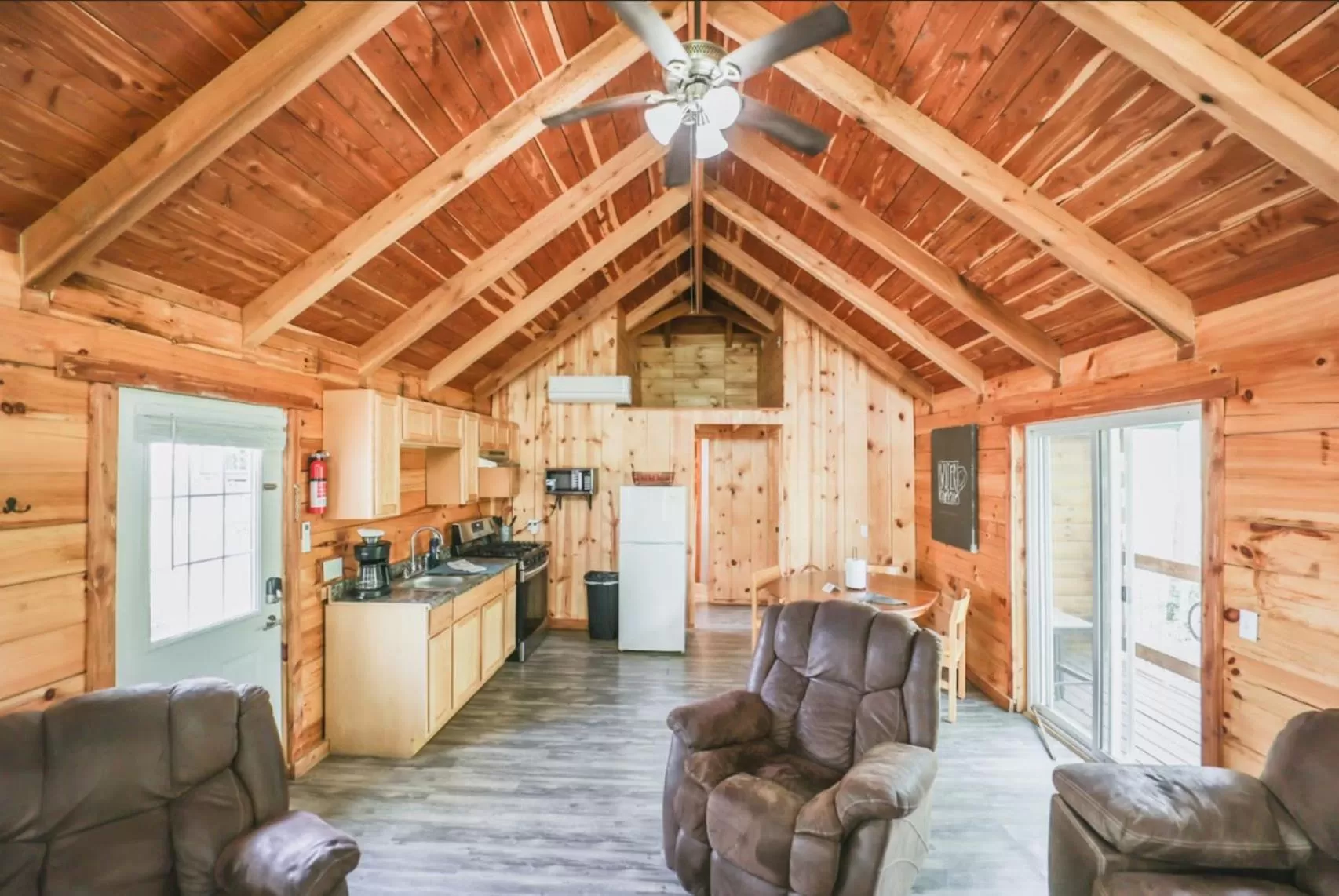 TV and multimedia in Kozy Haven Log Cabin Rentals