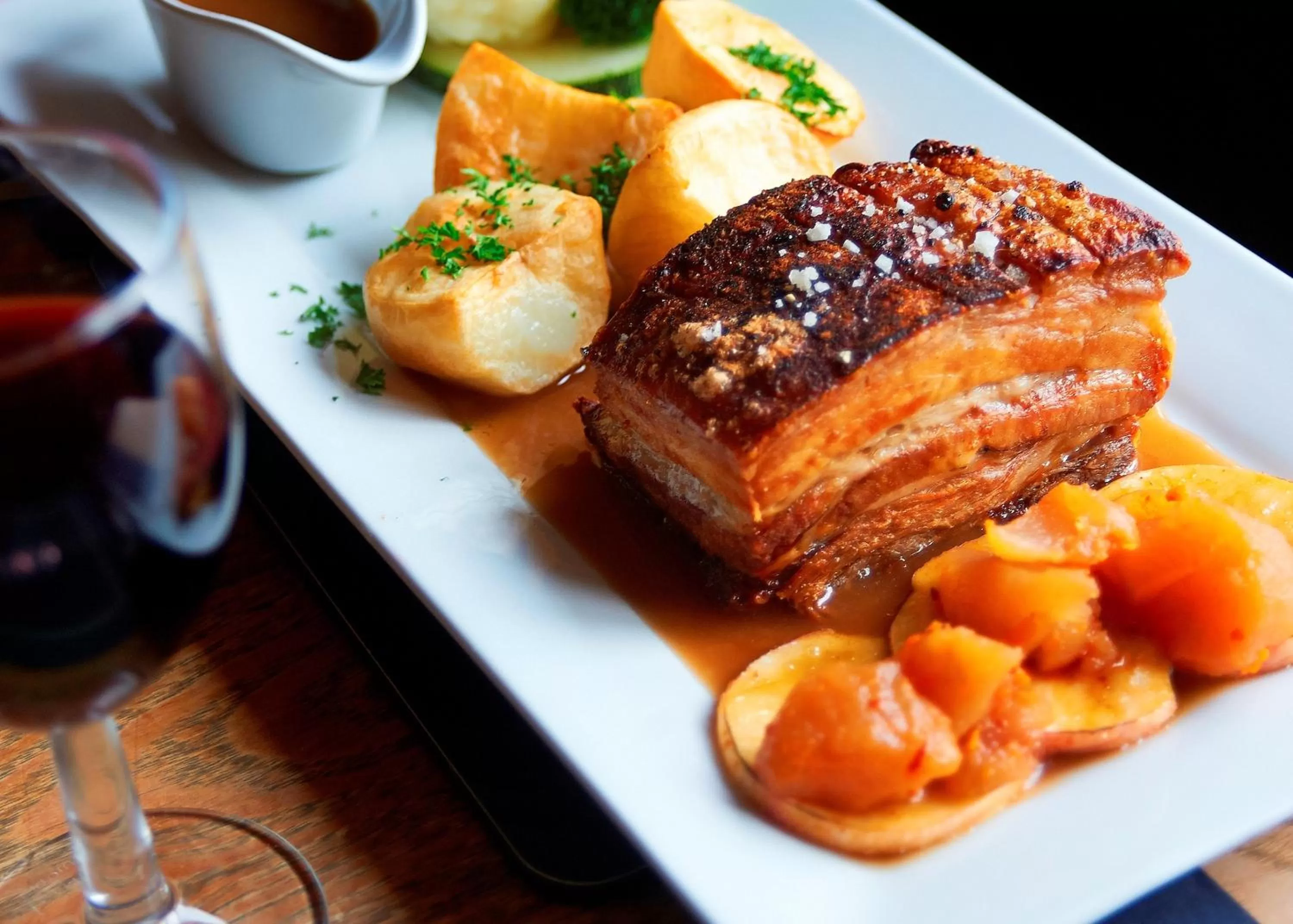 Food close-up in Camden Arms Hotel