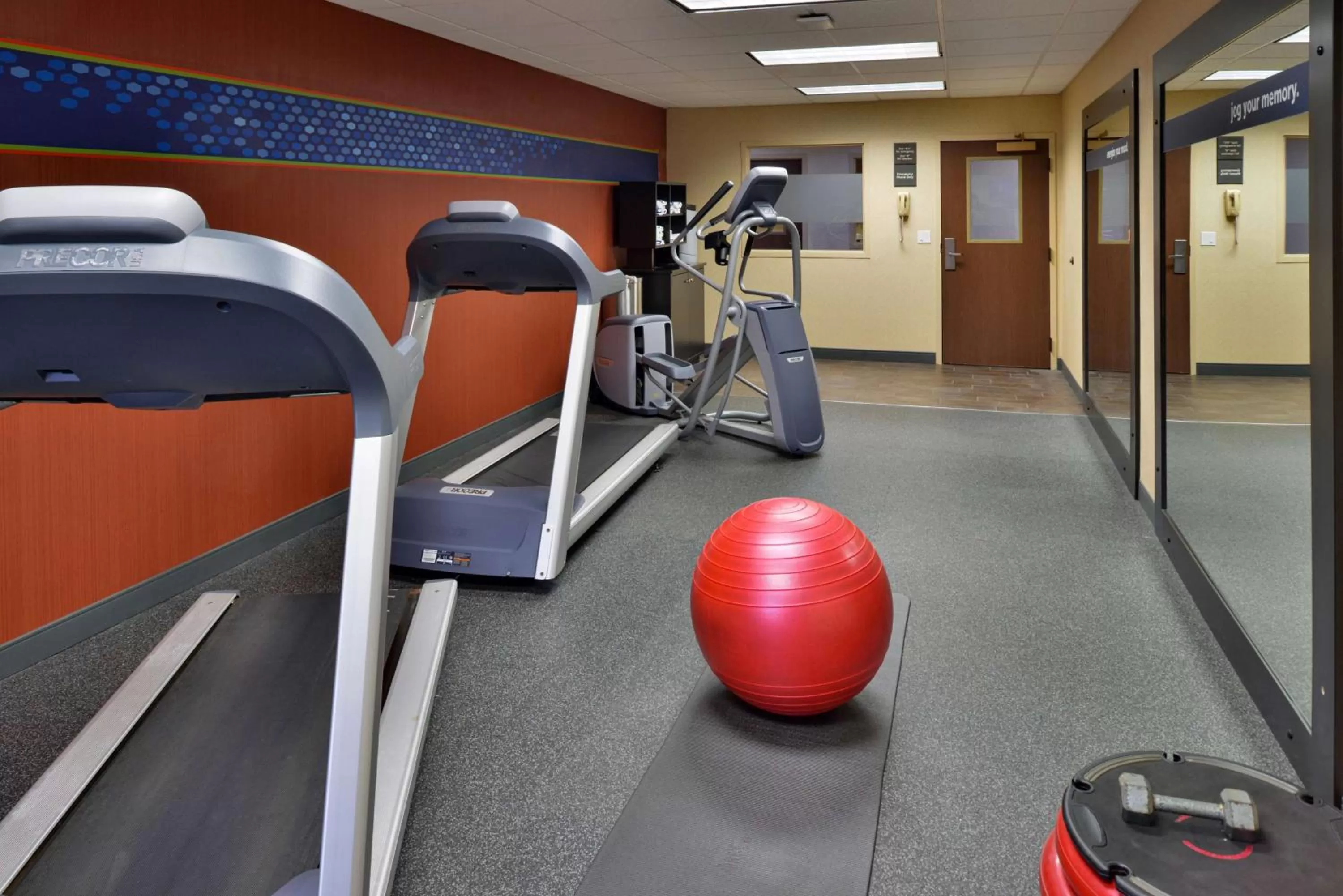 Fitness centre/facilities in Hampton Inn Wytheville