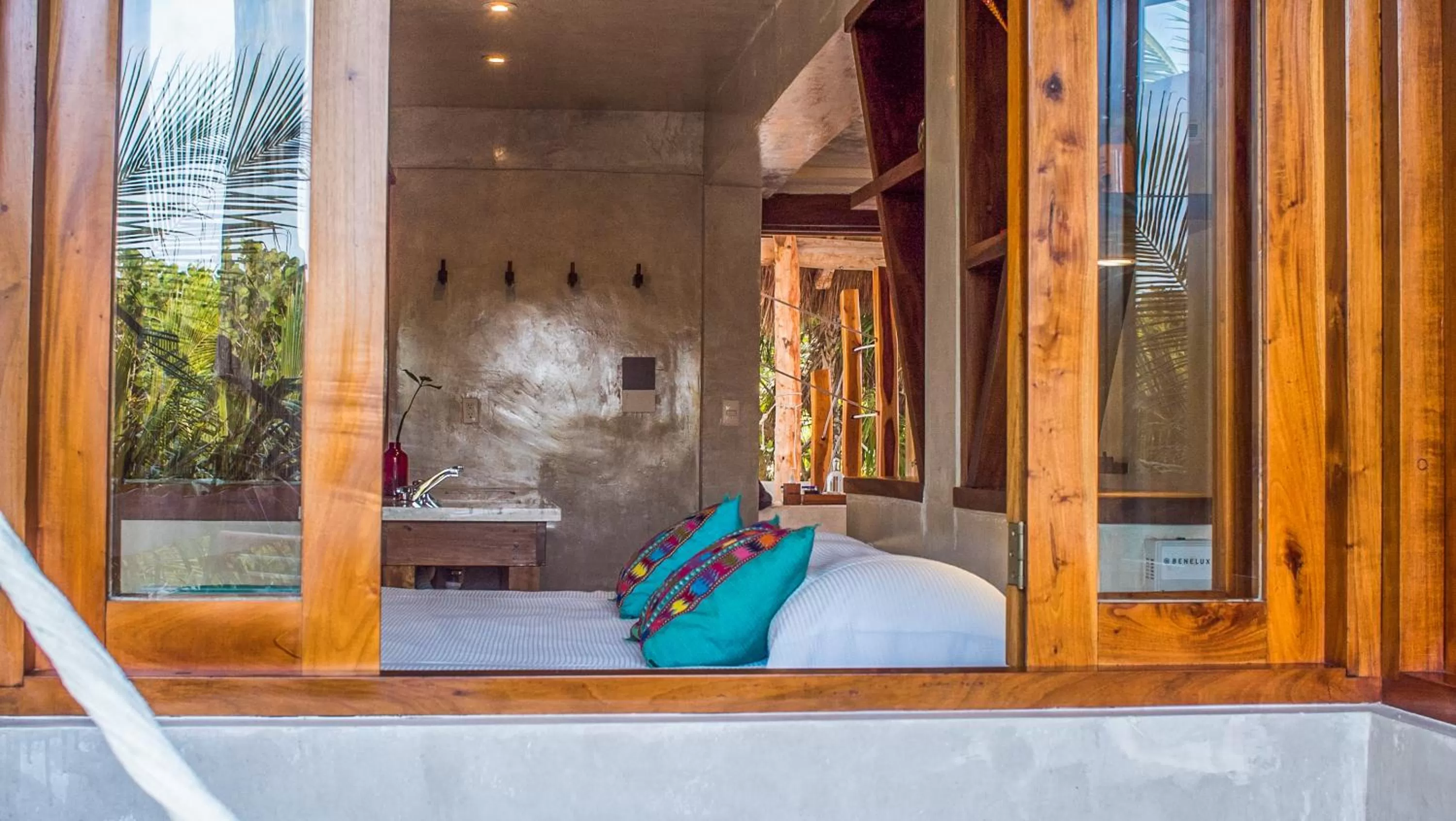 Bed in Hotel Pocna Tulum