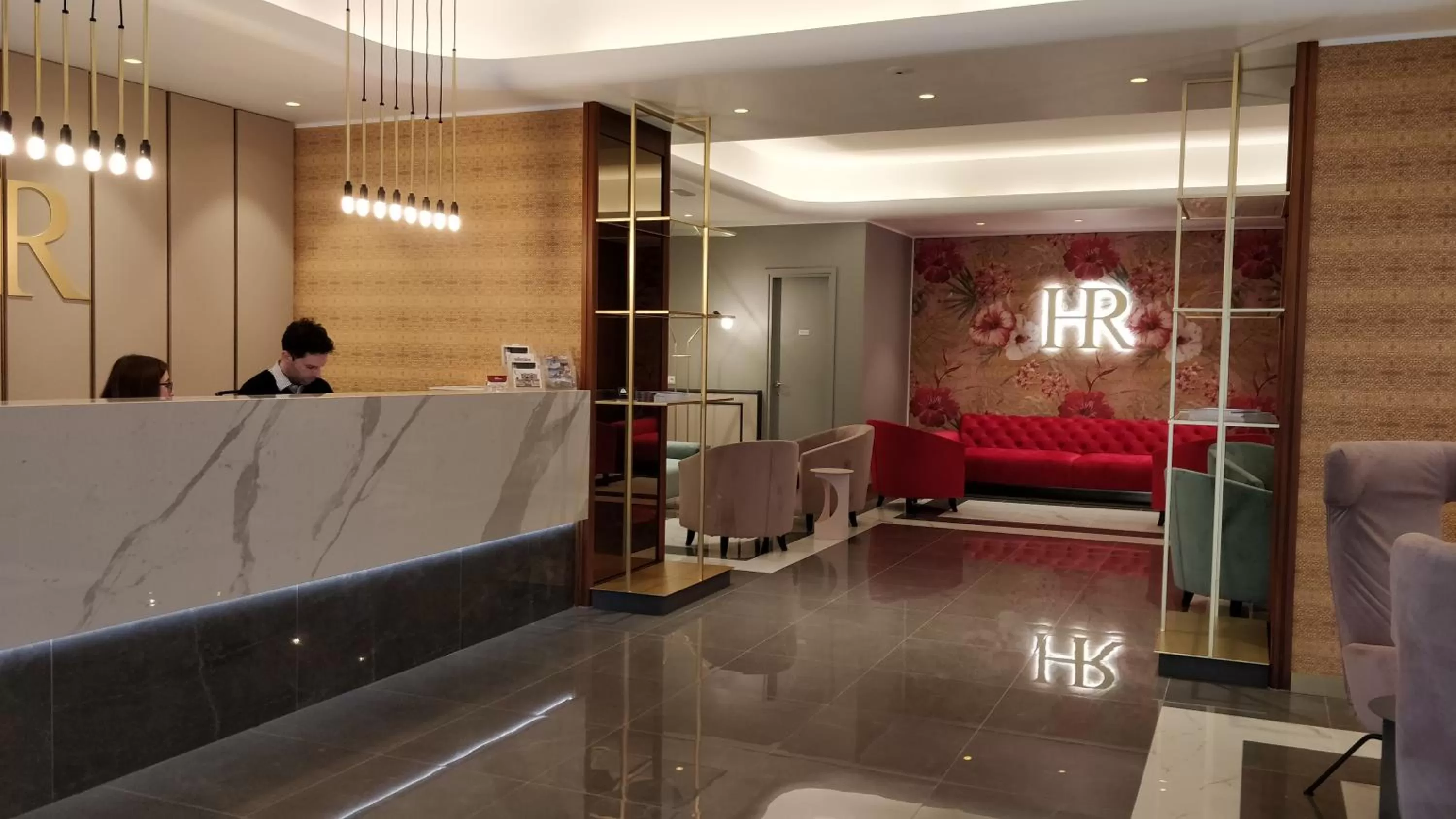 Lobby or reception in Hotel Roma
