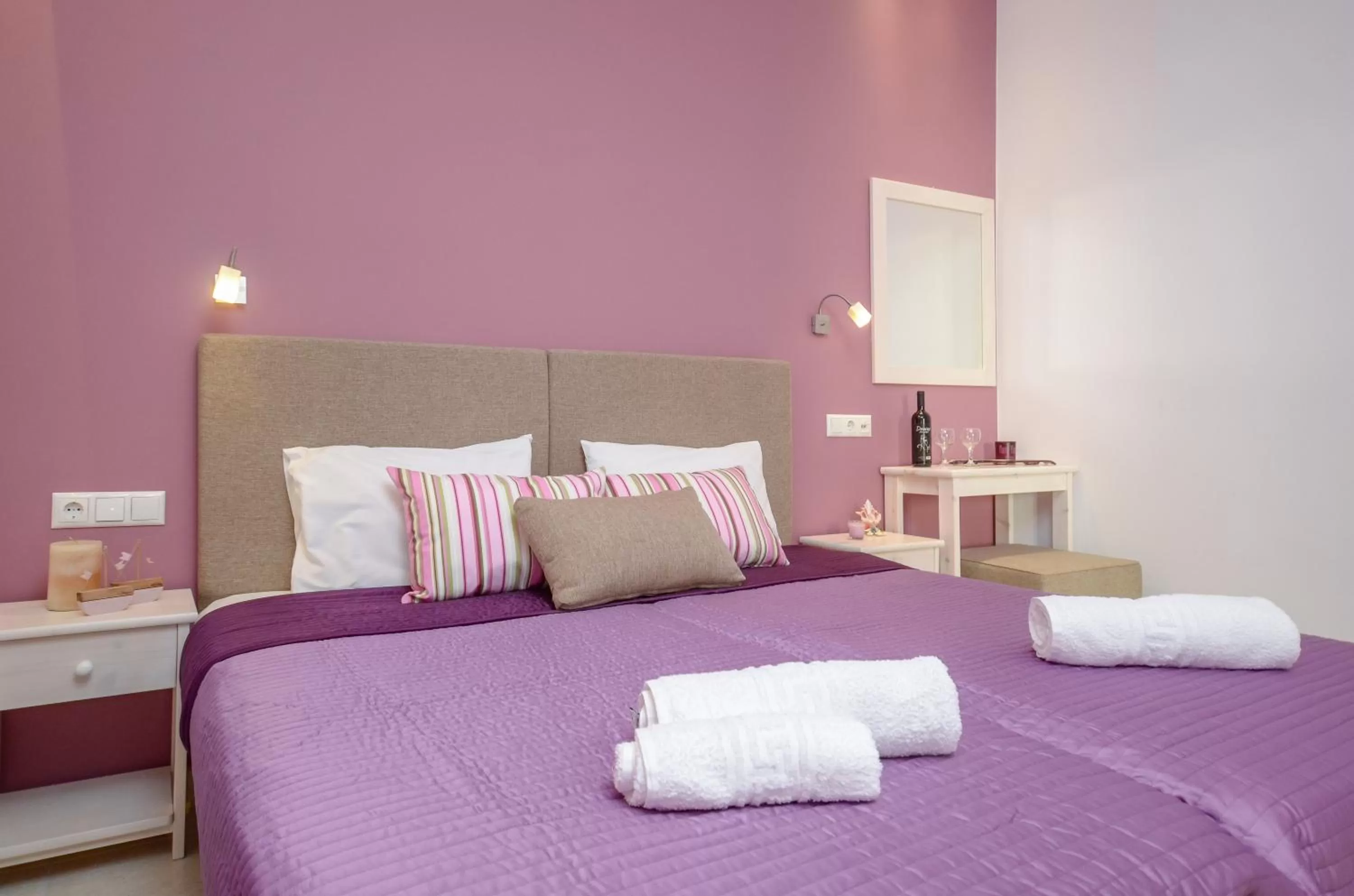 Bedroom, Bed in Panormos Hotel and Studios