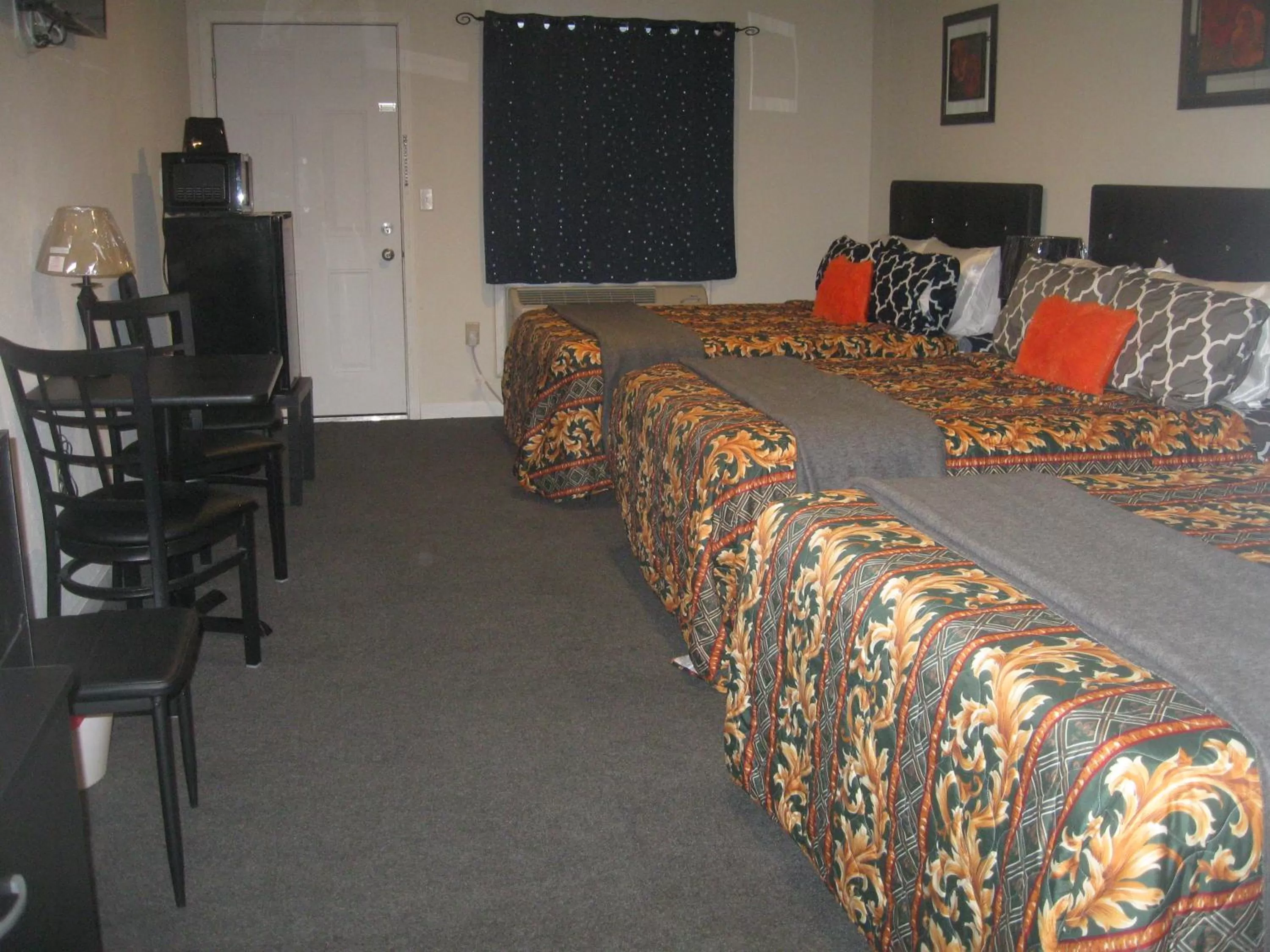 Bed in Western Motel