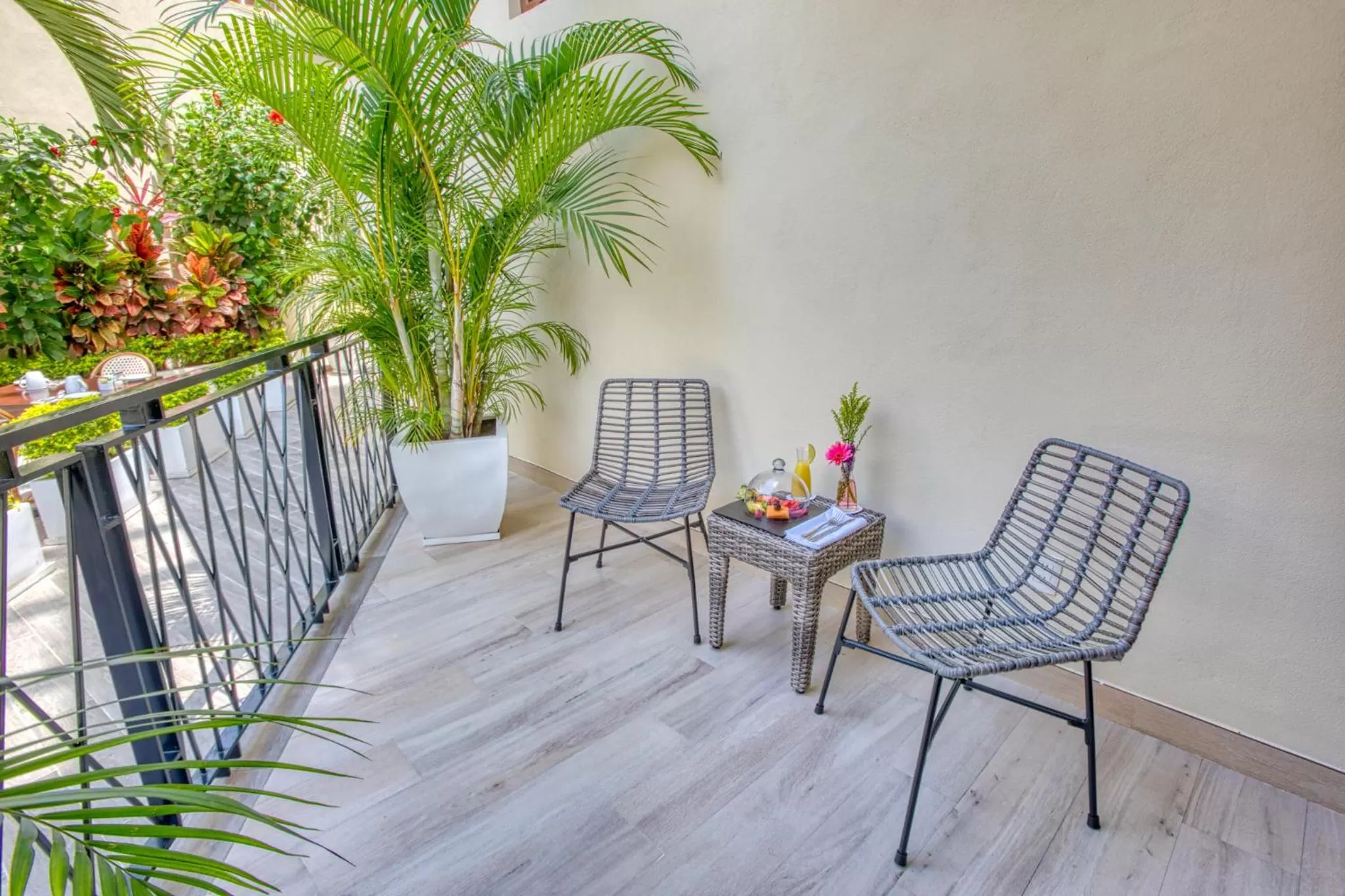 Patio in Casa Nicole Hotel Boutique