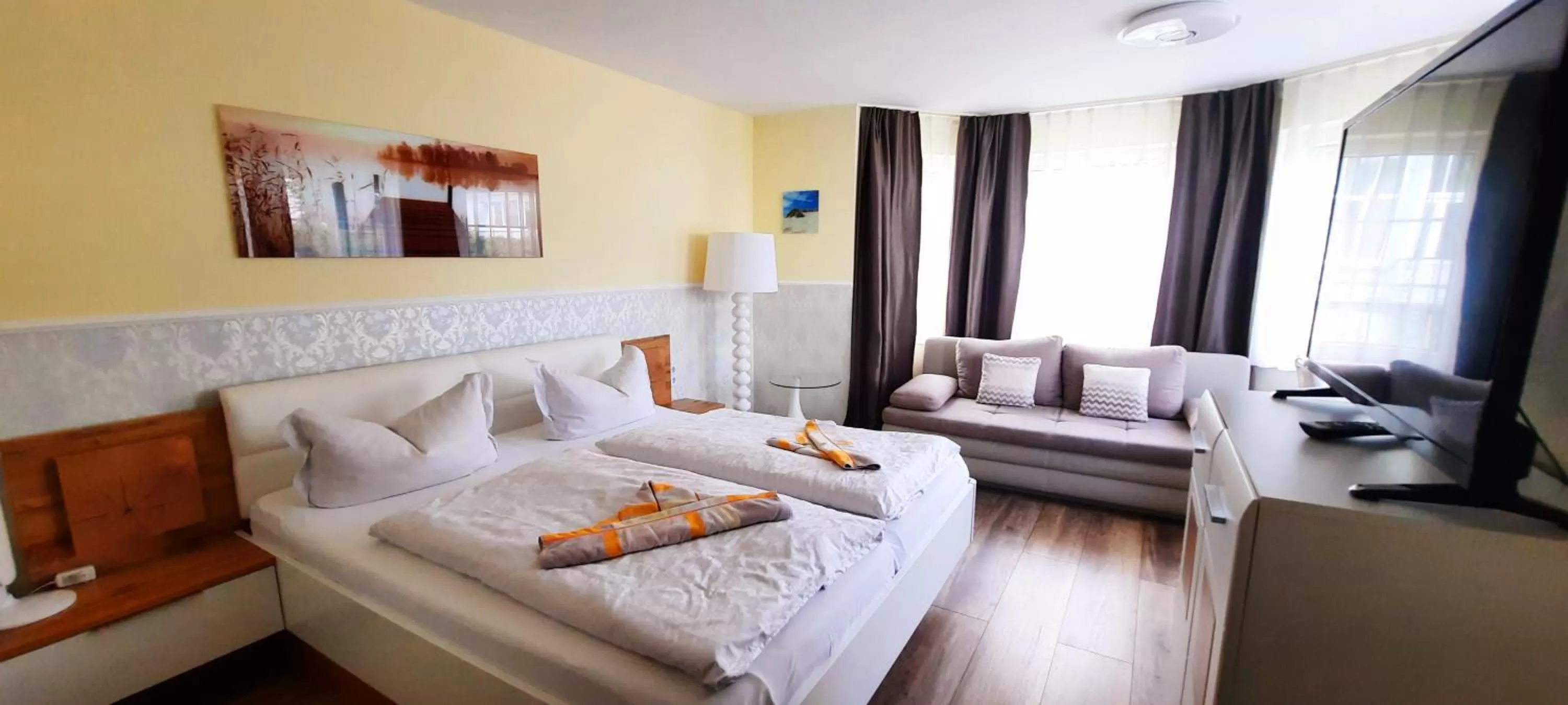 Bed in Hotel Waterkant