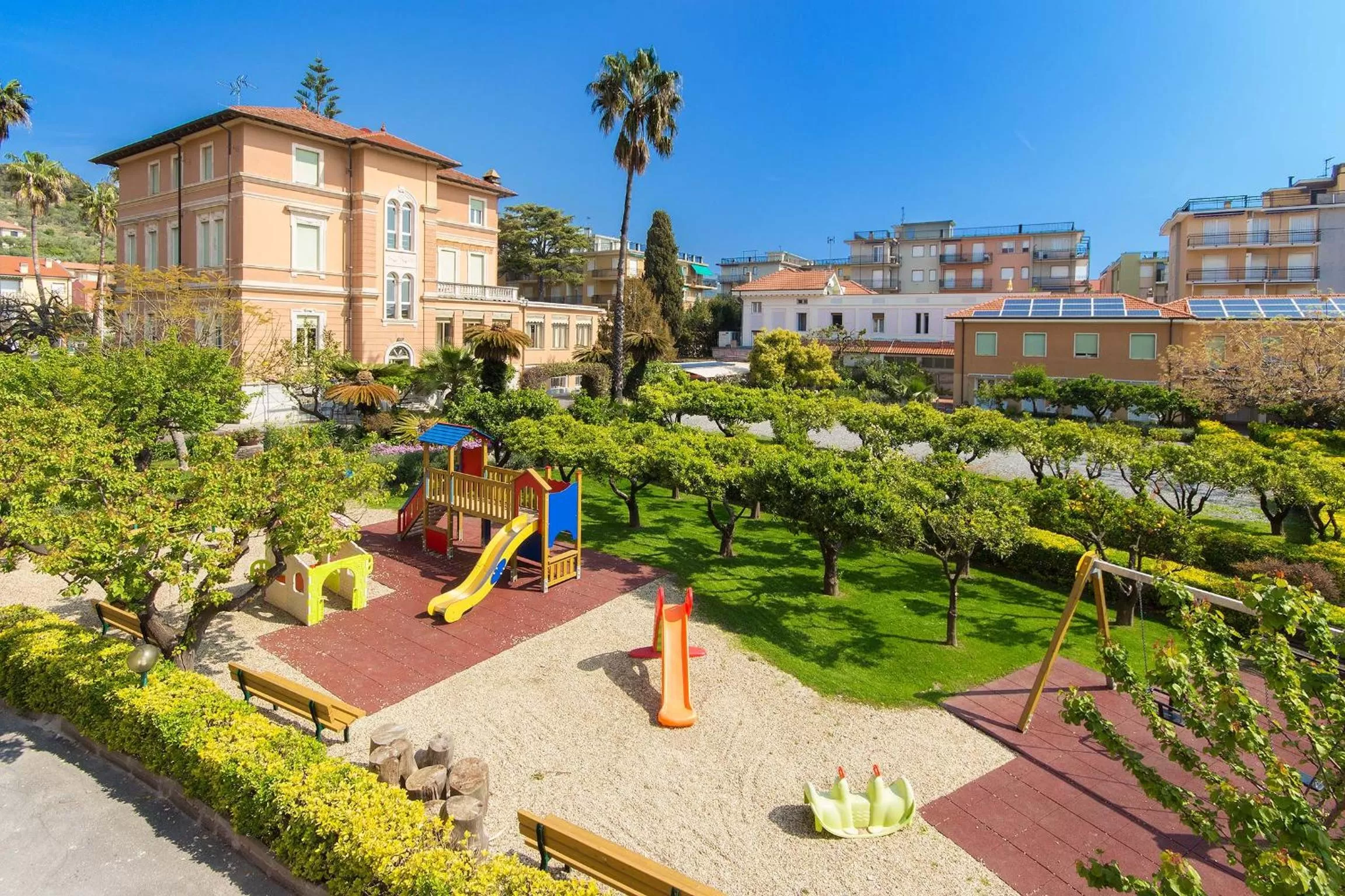 Children play ground in Hotel Villa San Giuseppe