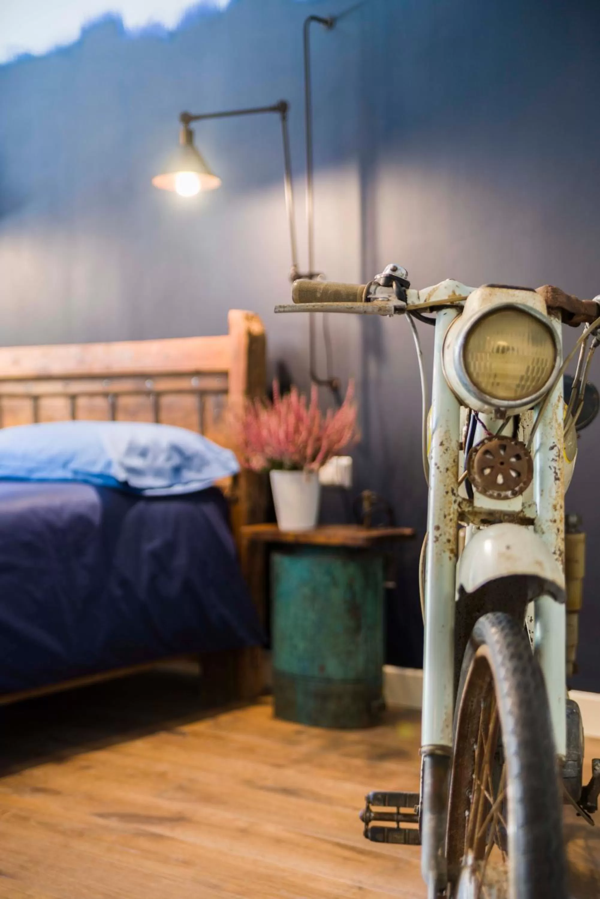 Decorative detail, Bed in Frími Boutique Rooms b&b