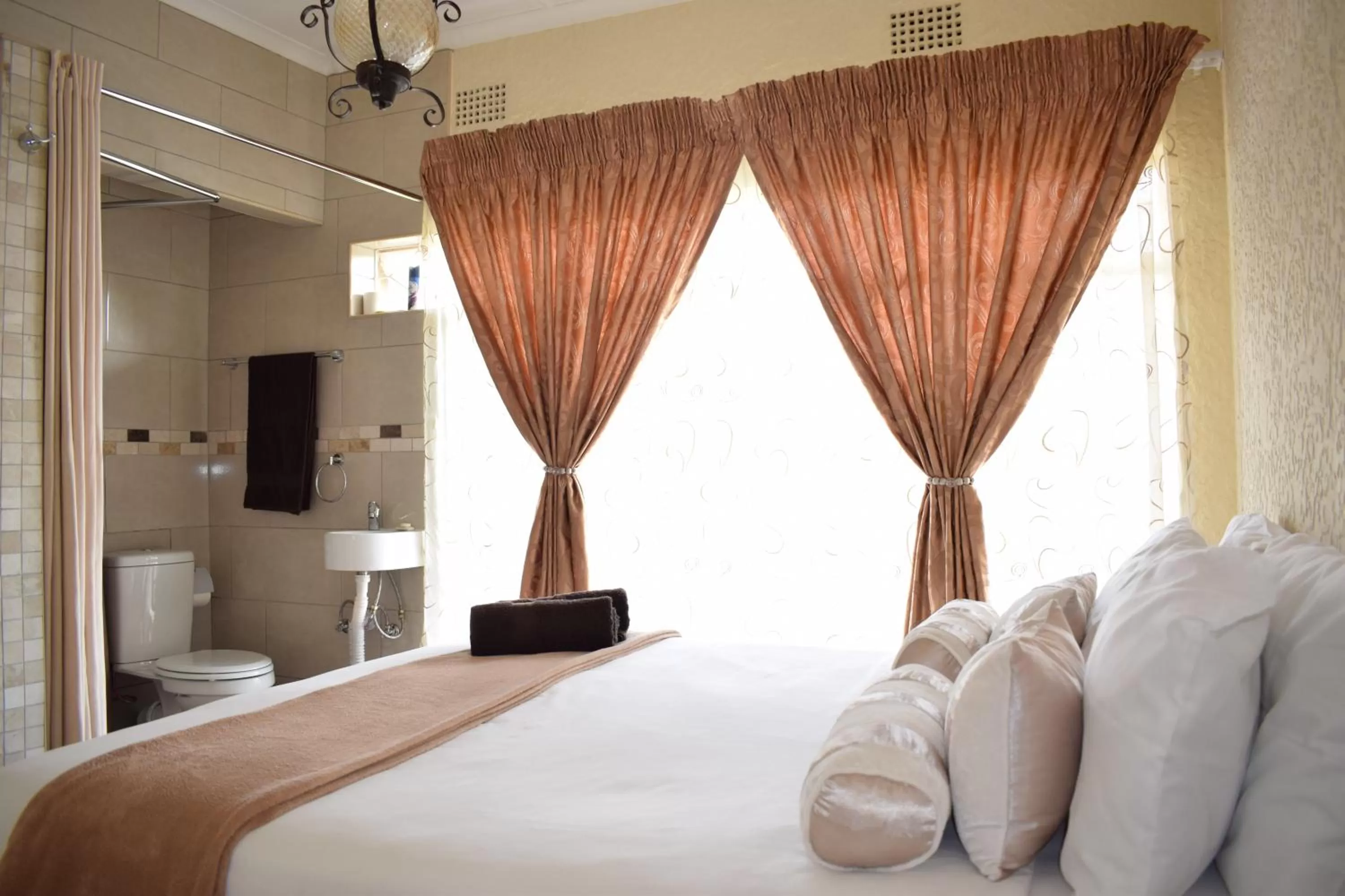 Bed in Moye Guest House